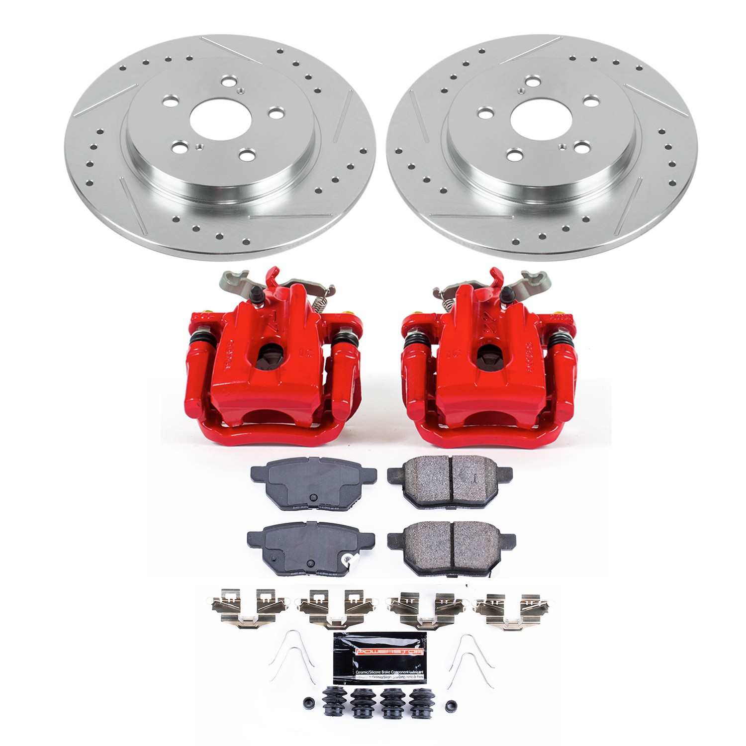 PowerStop Power Stop 14-17 Lexus CT0h Rear Z23 Evolution Kit W/Cals KC6498