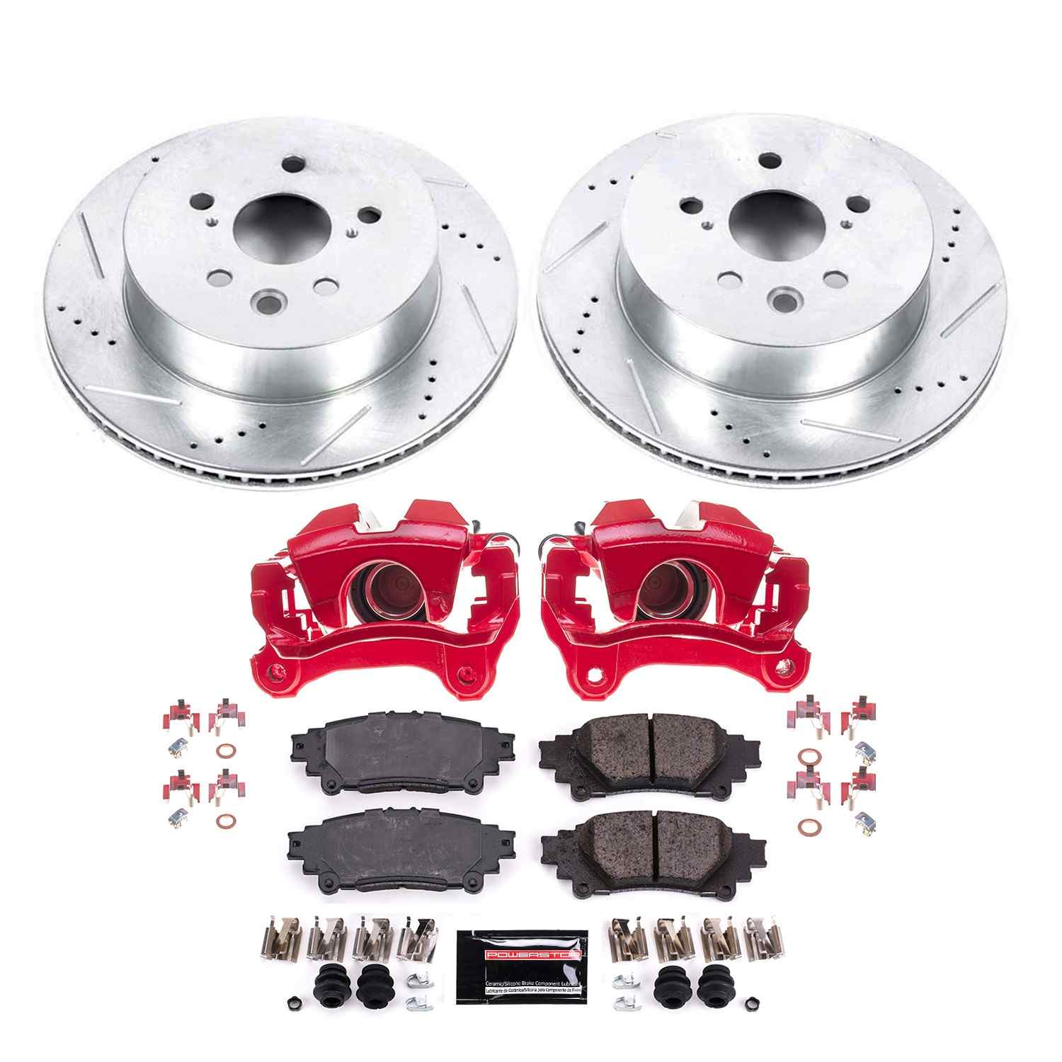 PowerStop Power Stop 14-15 Lexus IS350 Front Z23 Evolution Kit W/Cals KC6928