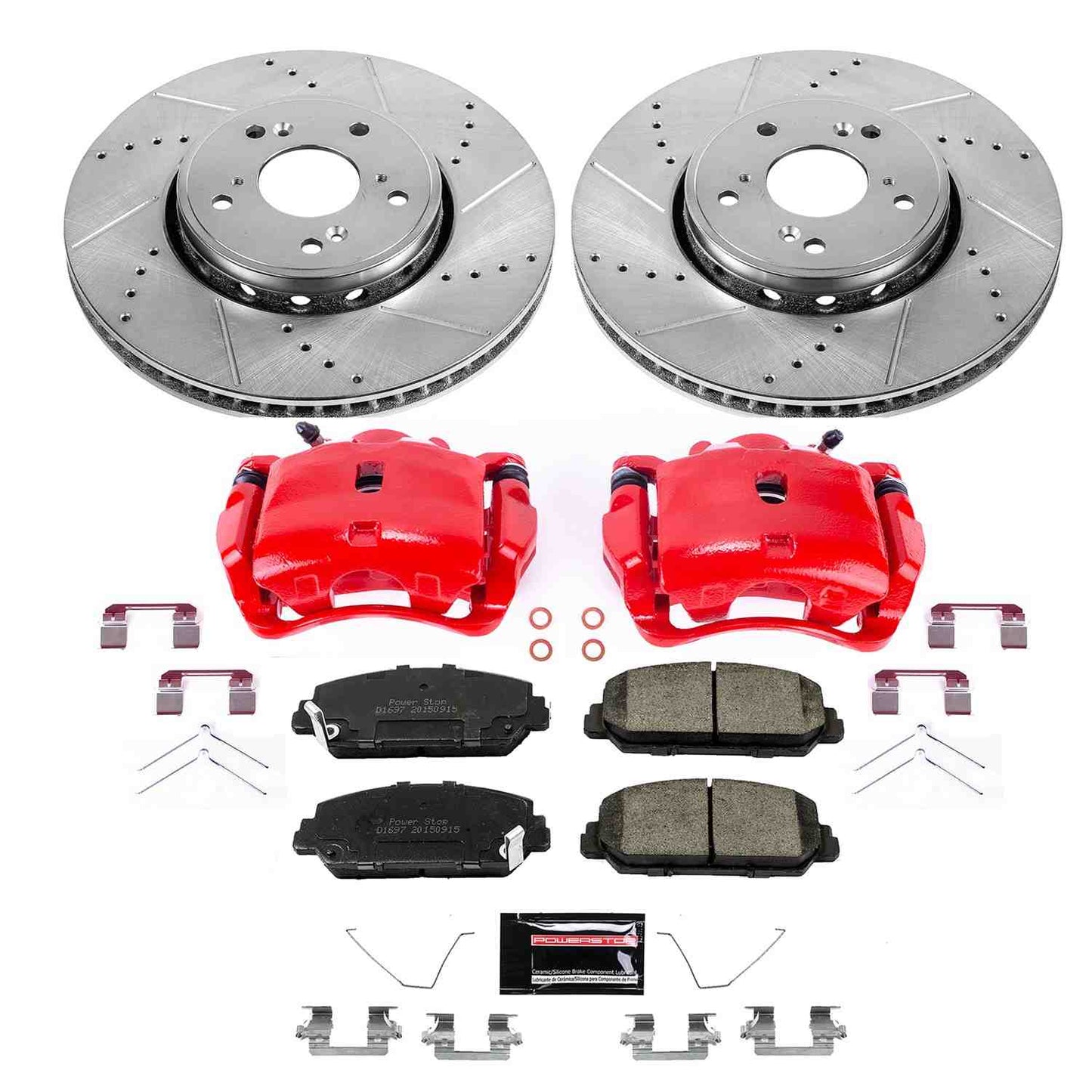 PowerStop Power Stop 2016 Acura ILX Front Z23 Evolution Kit W/Cals KC6940A