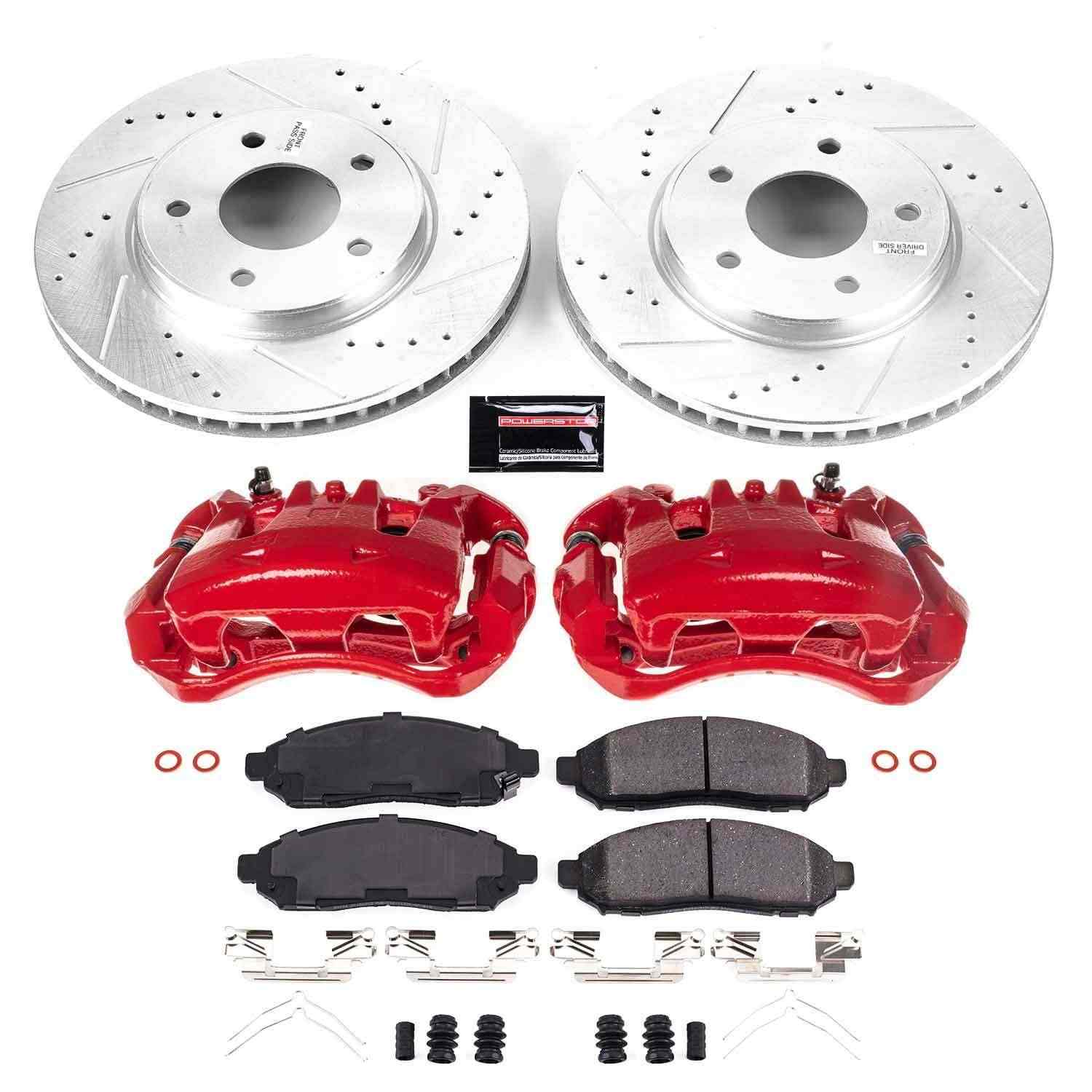 Power Stop 2018 Chevrolet City Express Front Z23 Evolution Sport Brake Kit w/Calipers KC7778