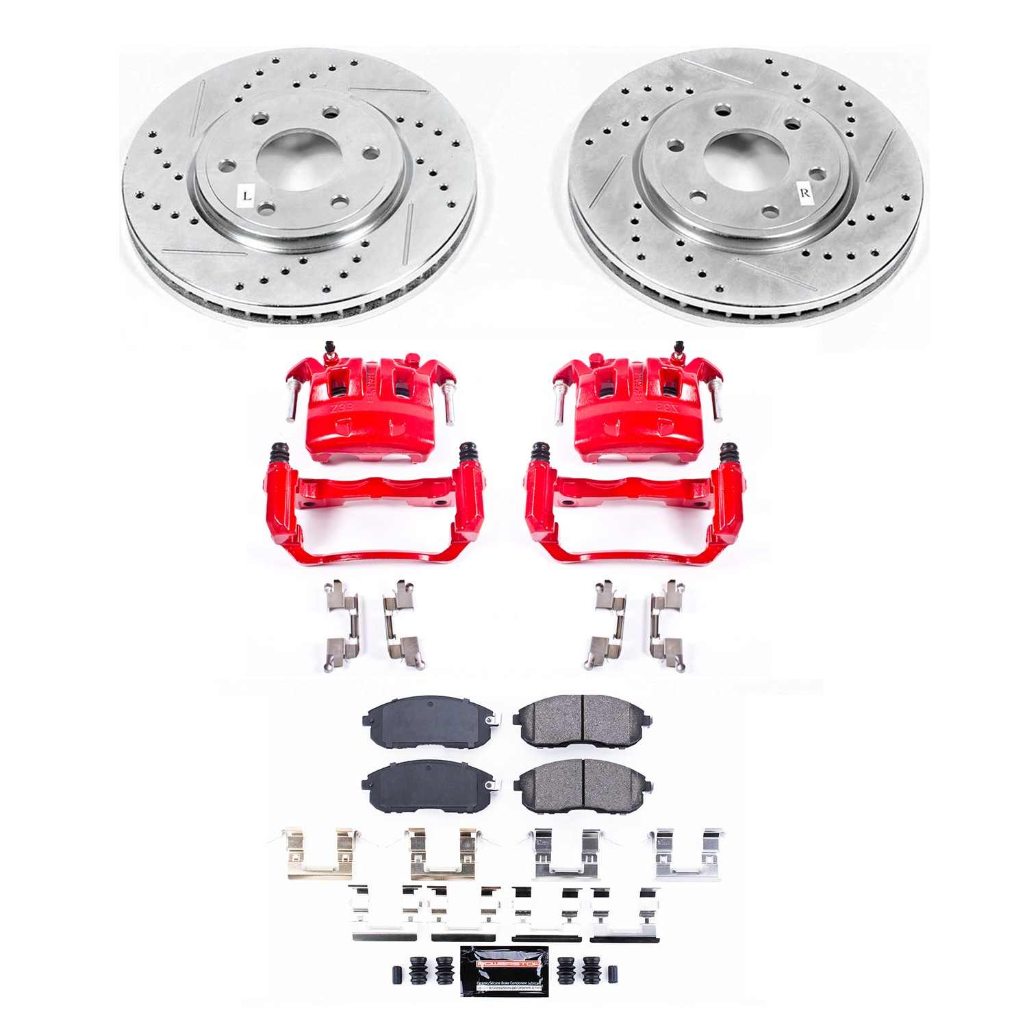 Power Stop 2019 Nissan Frontier Front Z23 Evolution Sport Brake Kit w/Calipers KC8324