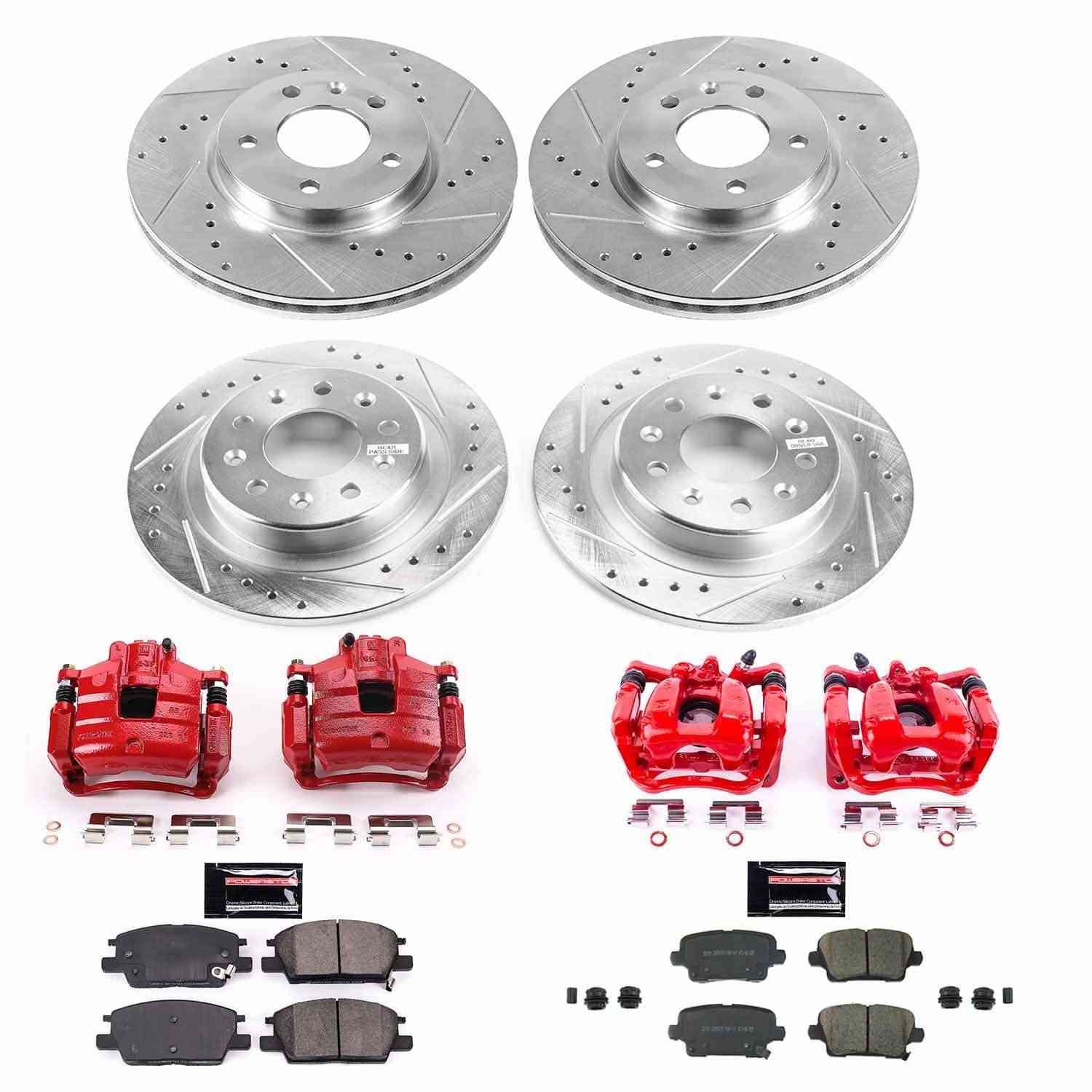 Power Stop 19-20 Buick Regal Sportback Front & Rear Z23 Evolution Sport Brake Kit w/Calipers KC8689