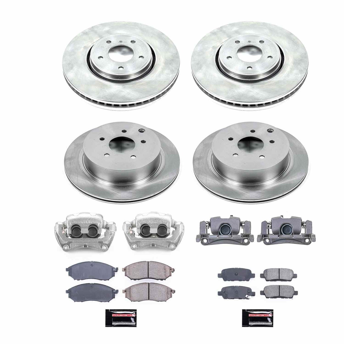 PowerStop Power Stop 09-12 Infiniti FX35 Front & Rear Autospecialty Kit KCOE4477A