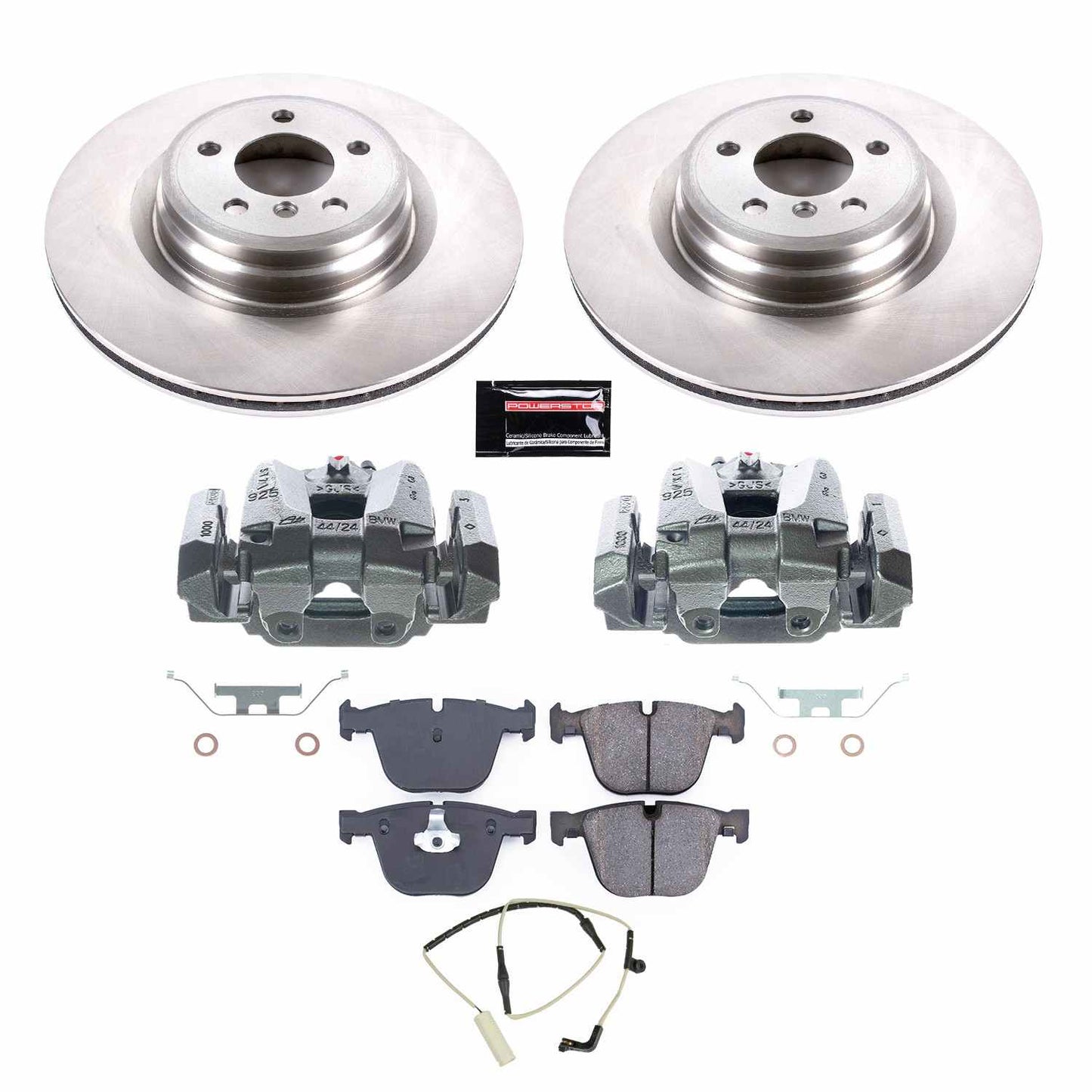 PowerStop Power Stop 10-15 BMW 760Li Rear Autospecialty Kit w/Calipers KCOE5690