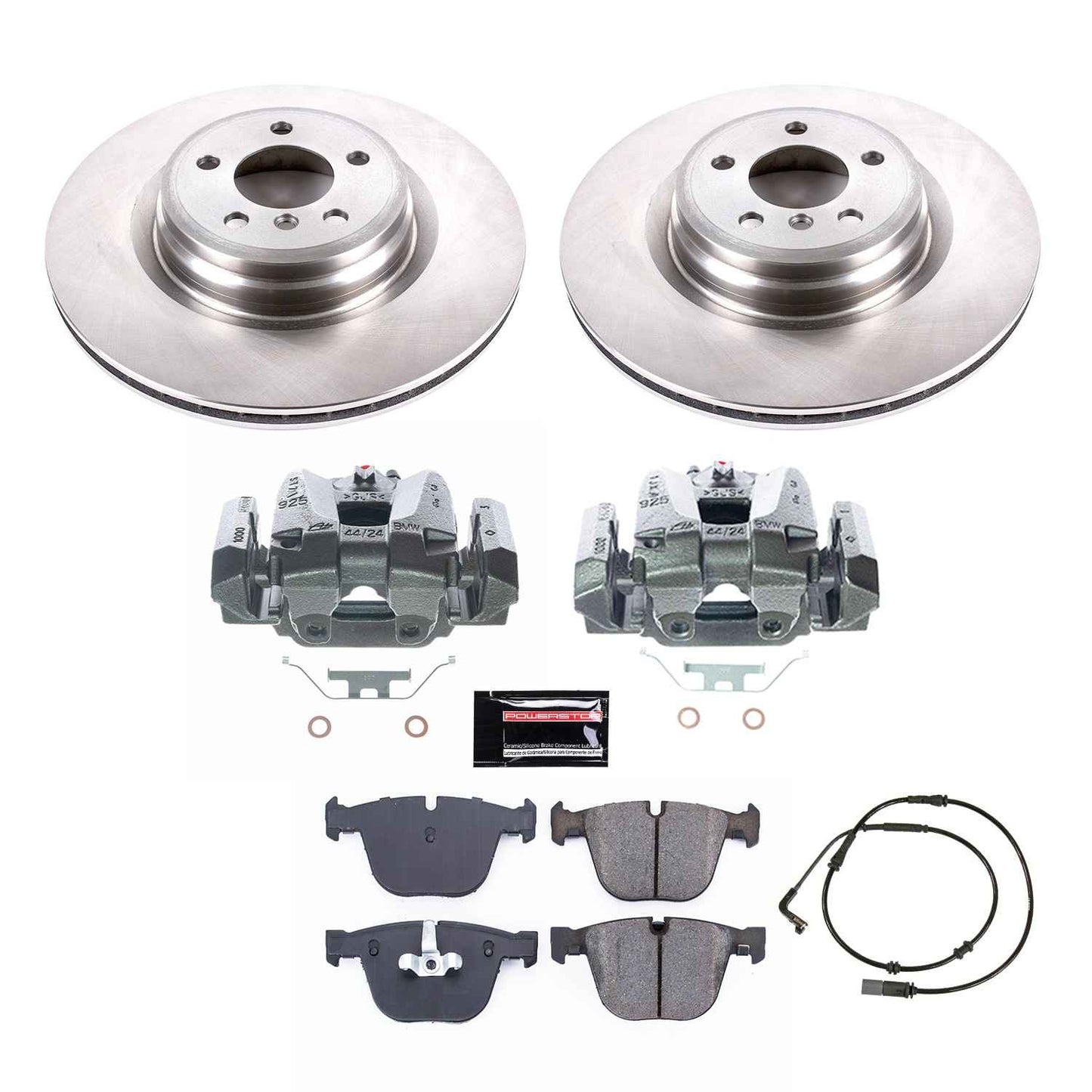 PowerStop Power Stop 2009 BMW 750i Rear Autospecialty Kit w/Calipers KCOE6014