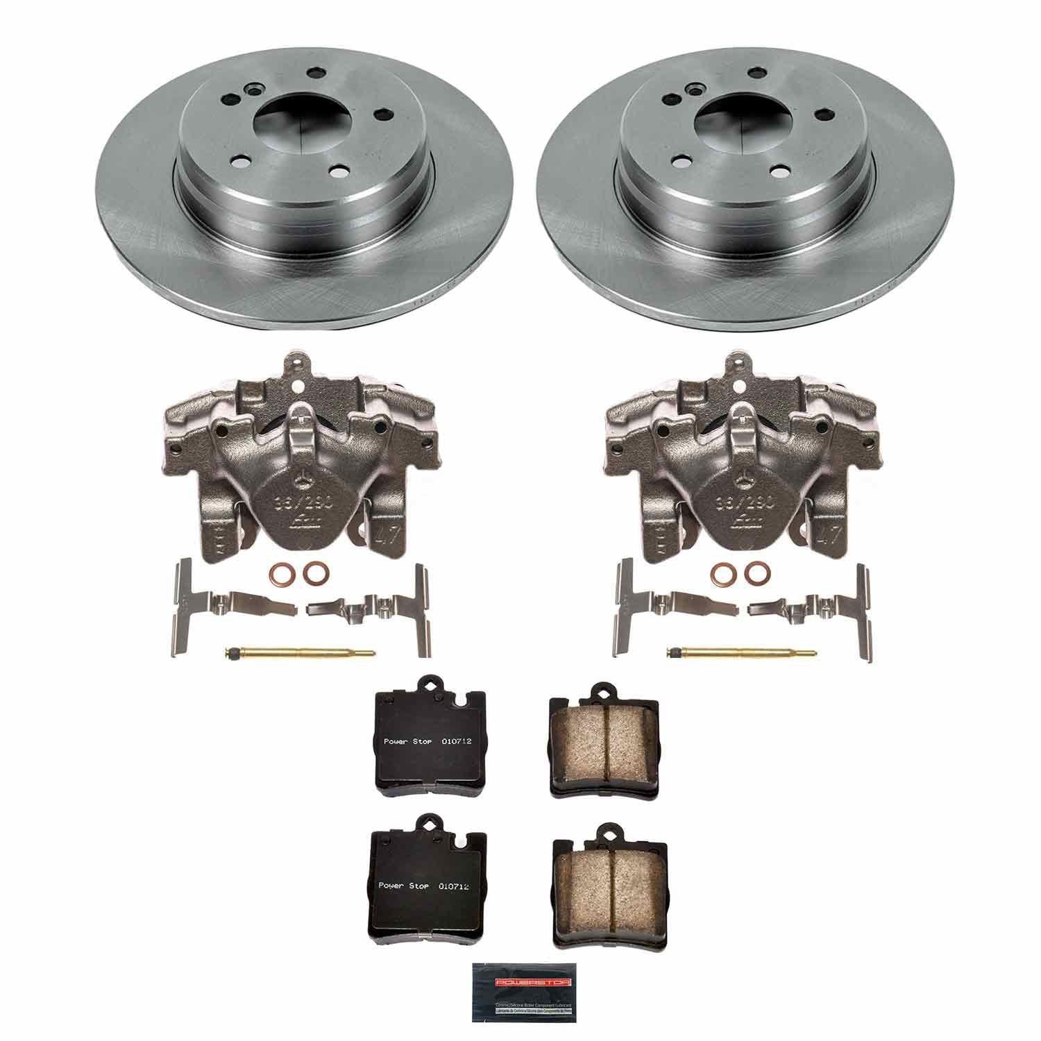 Power Stop 03-05 Mercedes-Benz C240 Rear Autospecialty Brake Kit w/Calipers KCOE620