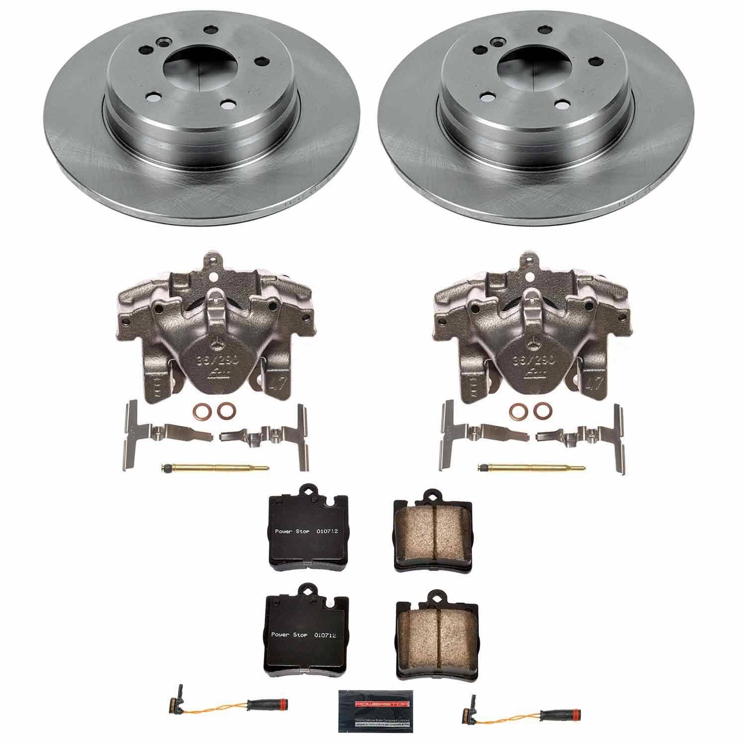 Power Stop 03-07 Mercedes-Benz C230 Rear Autospecialty Brake Kit w/Calipers KCOE626