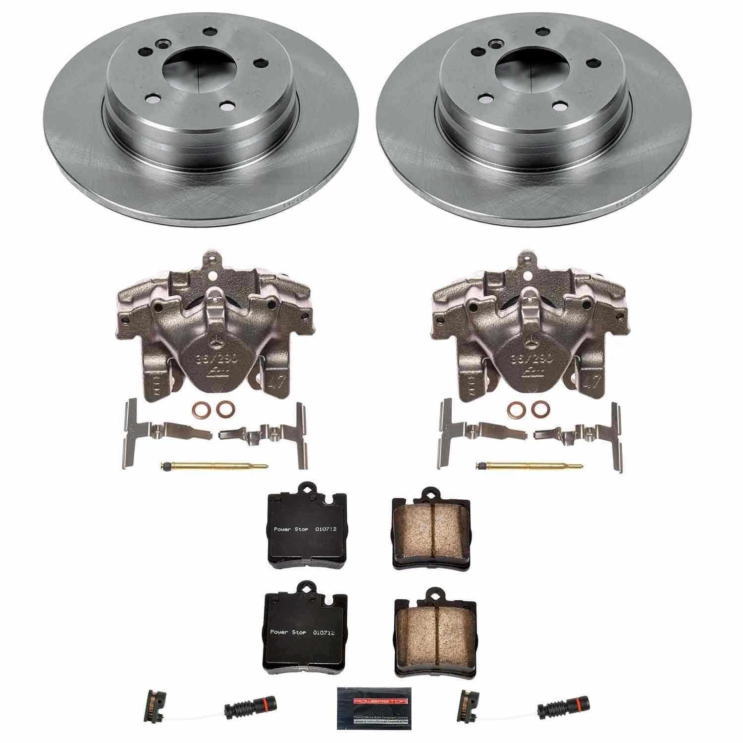 Power Stop 01-02 Mercedes-Benz E430 Rear Autospecialty Brake Kit w/Calipers KCOE627