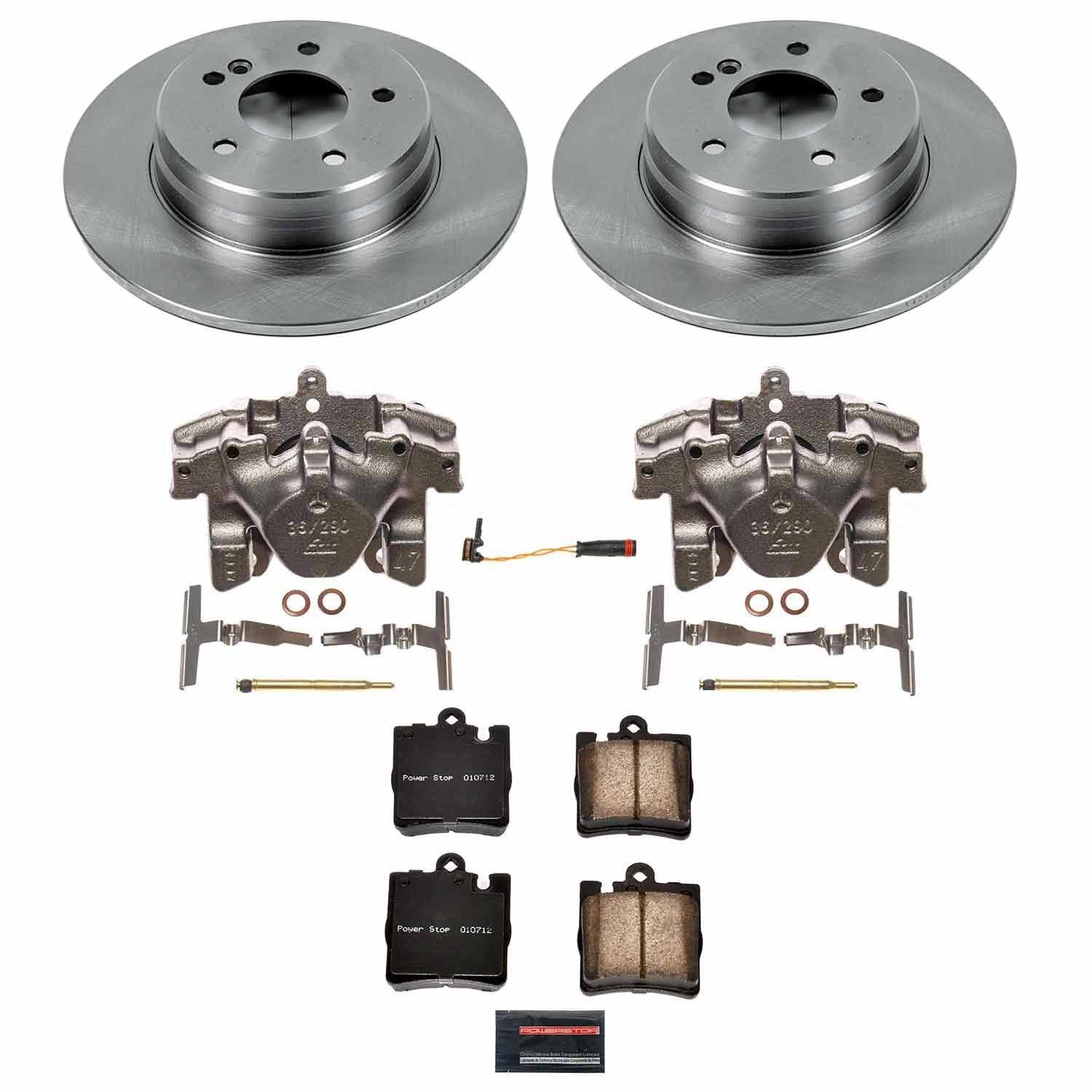 Power Stop 03-05 Mercedes-Benz C240 Rear Autospecialty Brake Kit w/Calipers KCOE6698