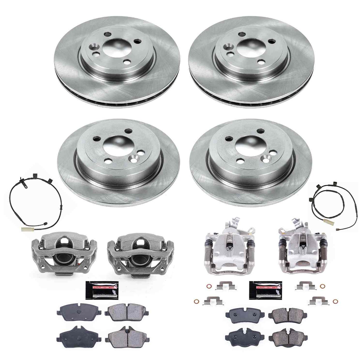 PowerStop Power Stop 11-15 Mini Cooper Front & Rear Autospecialty Kit KCOE6740