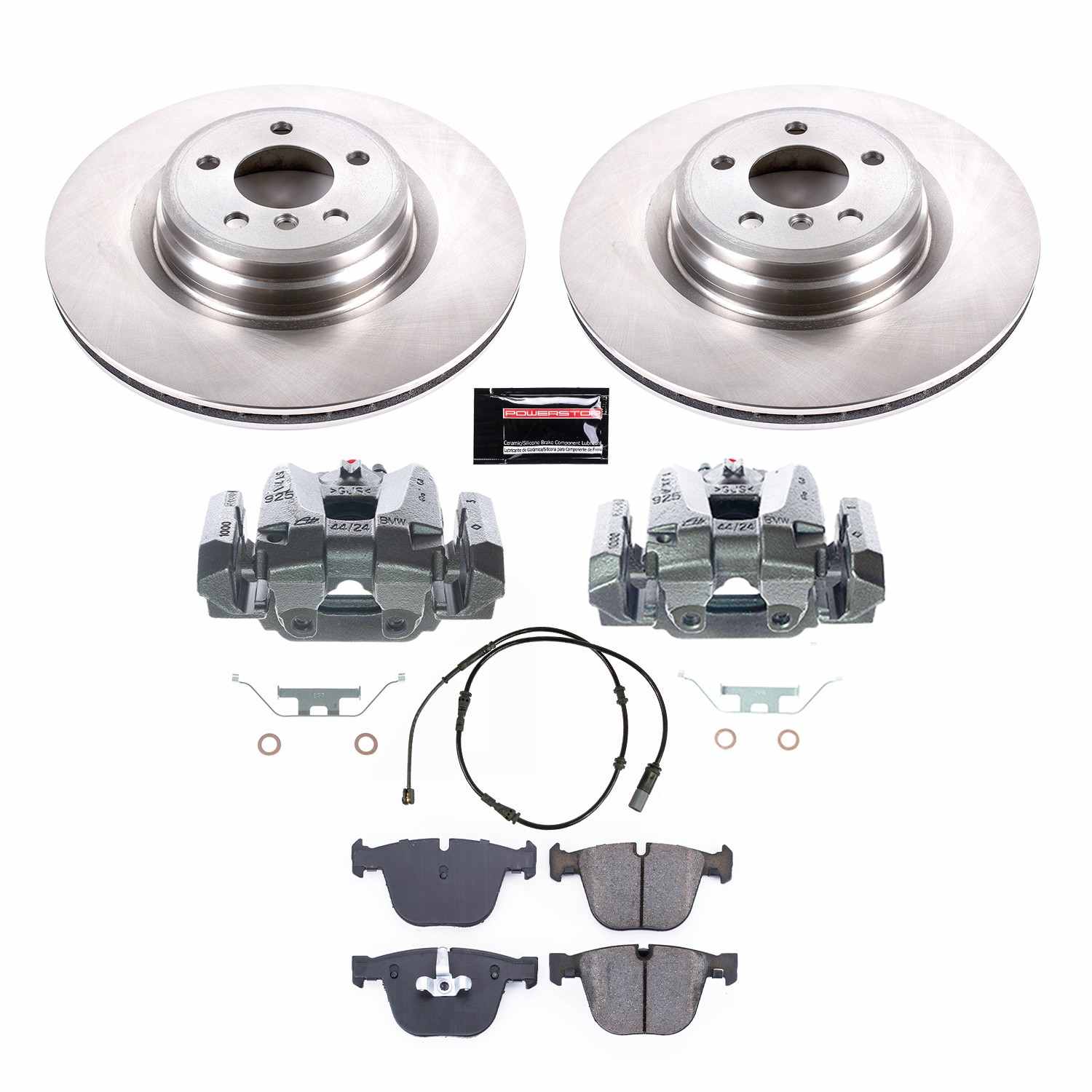 PowerStop Power Stop 10-15 BMW 750i/750i xDrive Rear Autospecialty Kit w/Calipers KCOE7087