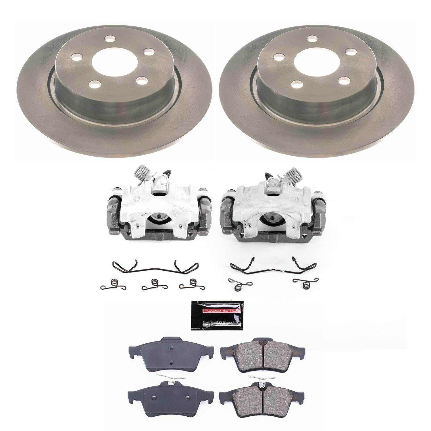 Power Stop 2020 Ford Transit Connect Rear Autospecialty Brake Kit w/Calipers KCOE8176