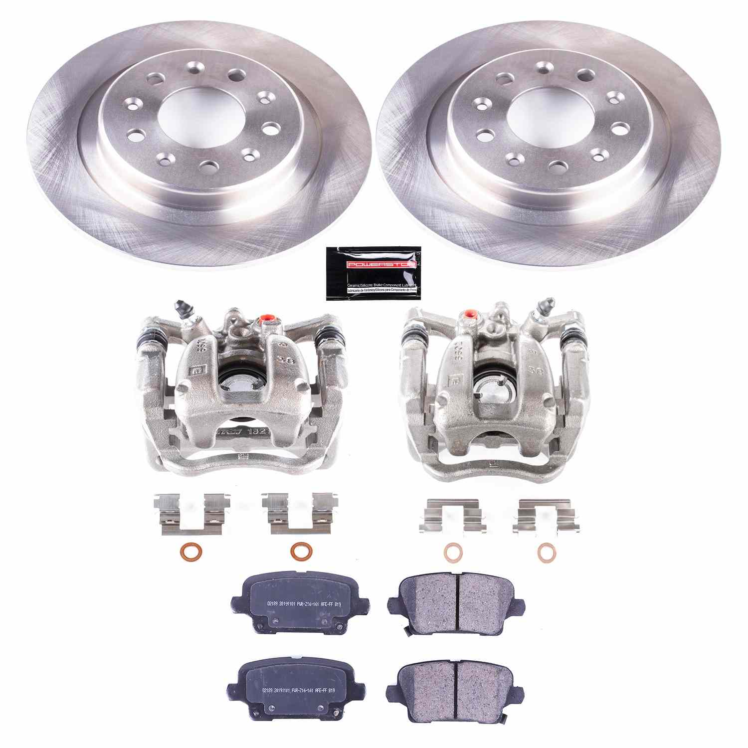 Power Stop 19-20 Buick Regal Sportback Rear Autospecialty Brake Kit w/Calipers KCOE8677