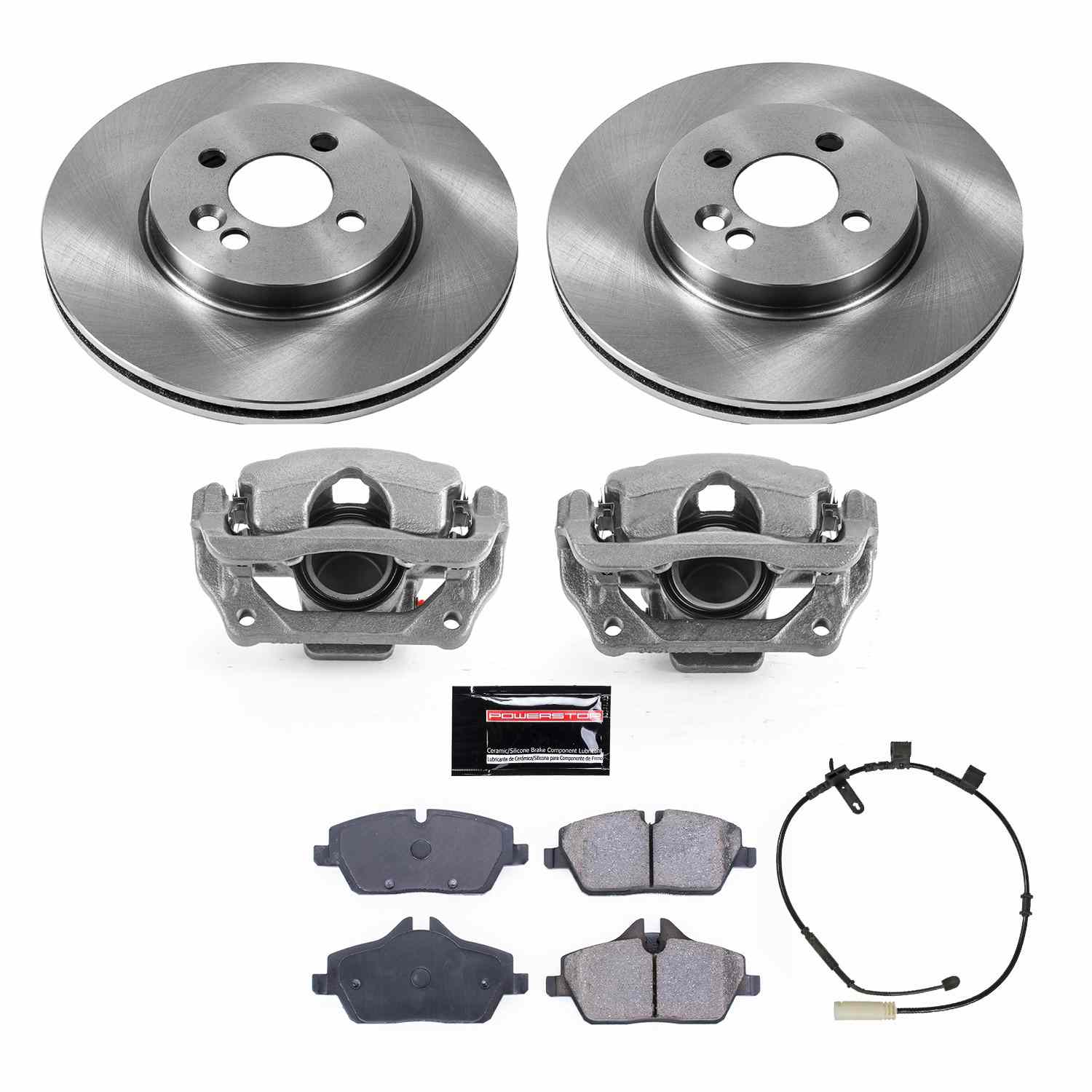 PowerStop Power Stop 2011 Mini Cooper Front Autospecialty Kit w/Calipers KCOE8842