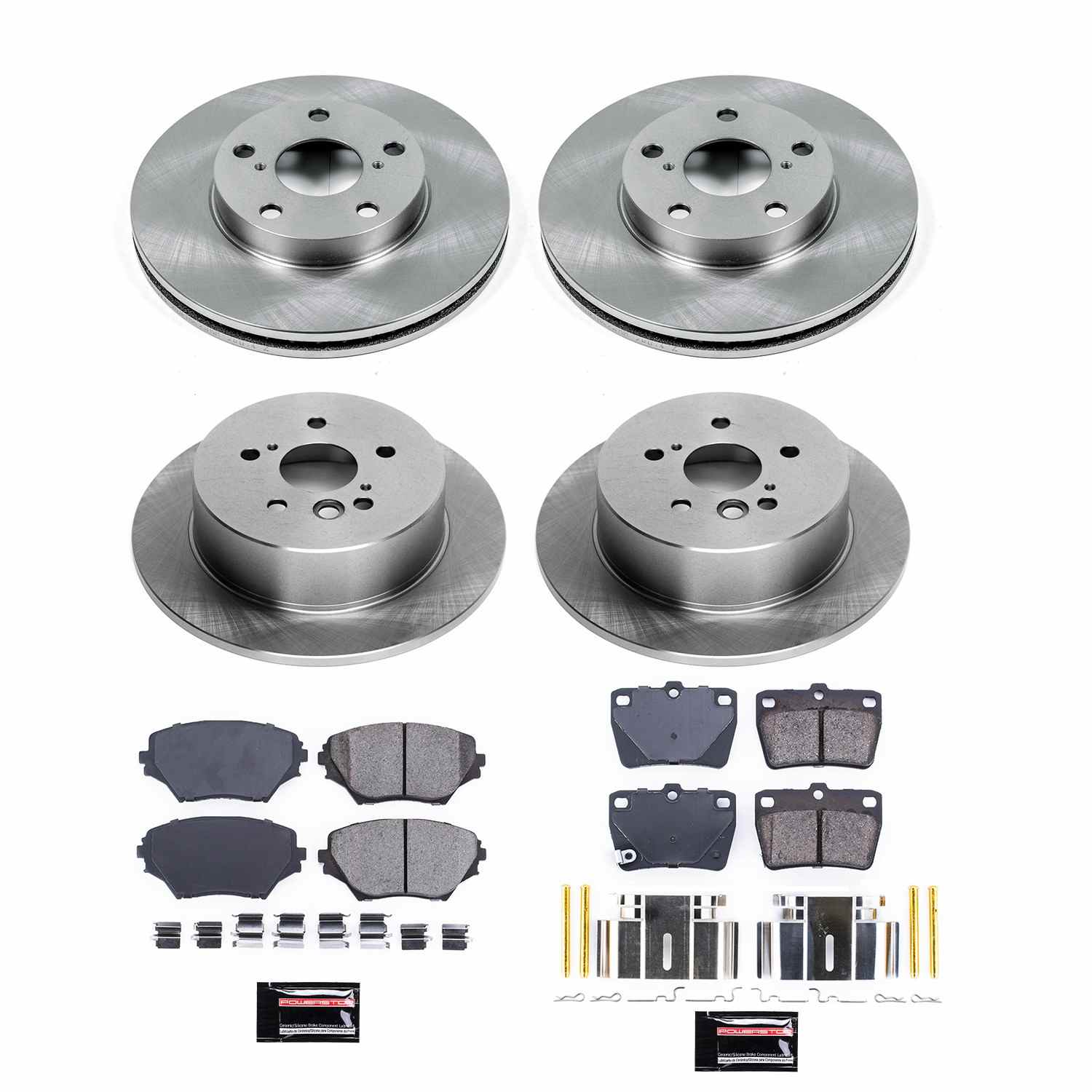 Power Stop 04-05 Toyota RAV4 Front & Rear Autospecialty Brake Kit KOE2842