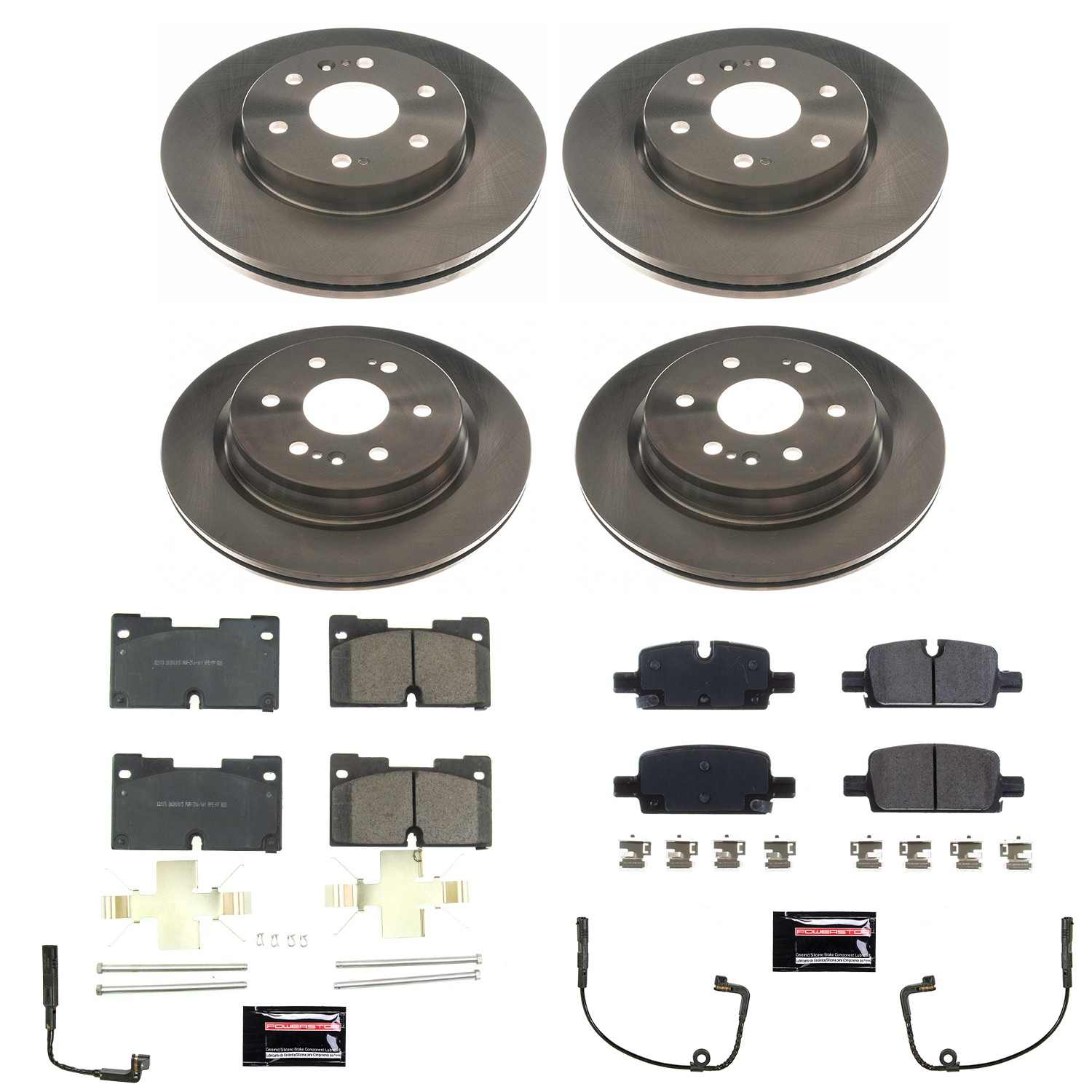 Power Stop 2019 Chevrolet Silverado 1500 Front & Rear Autospecialty Brake Kit KOE8171