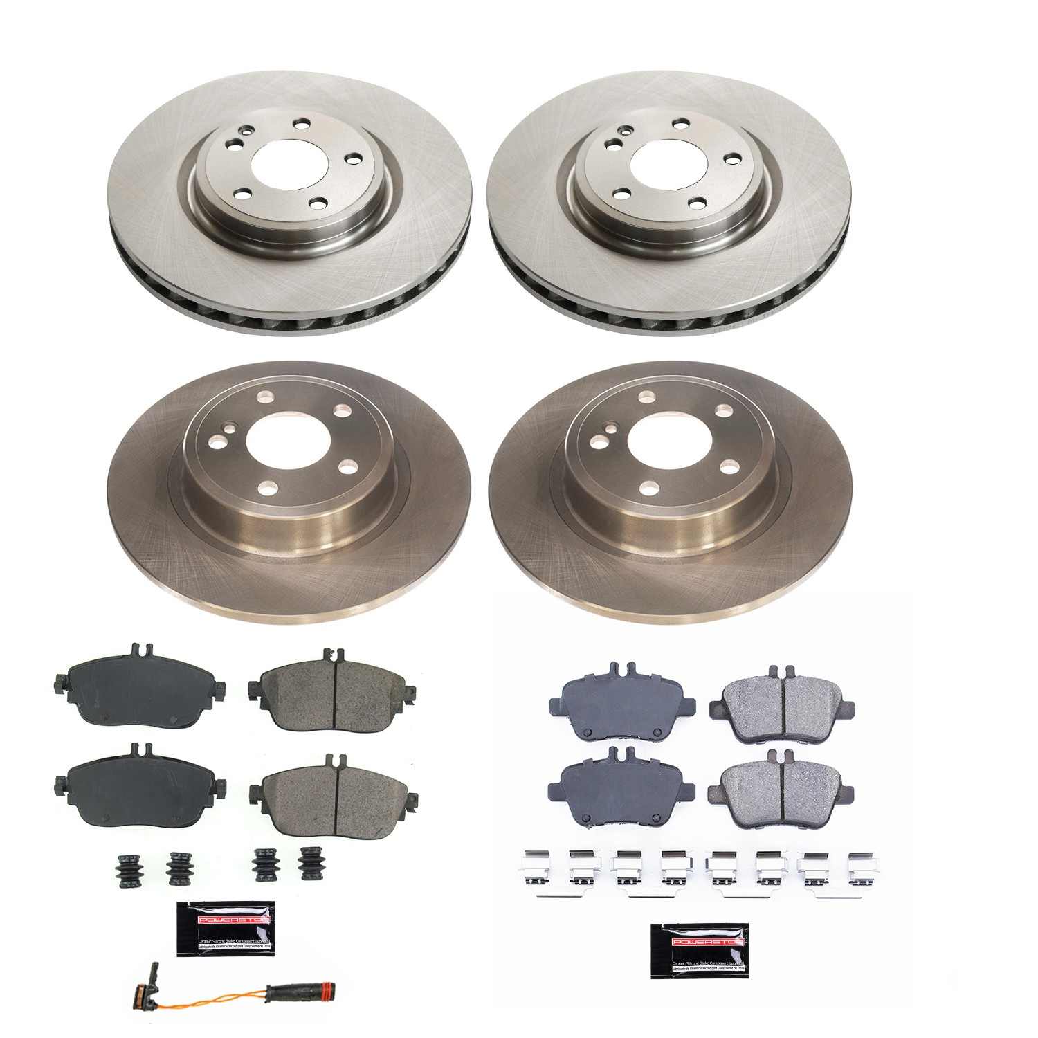 Power Stop 15-17 Mercedes-Benz GLA250 Front & Rear Autospecialty Brake Kit KOE8263