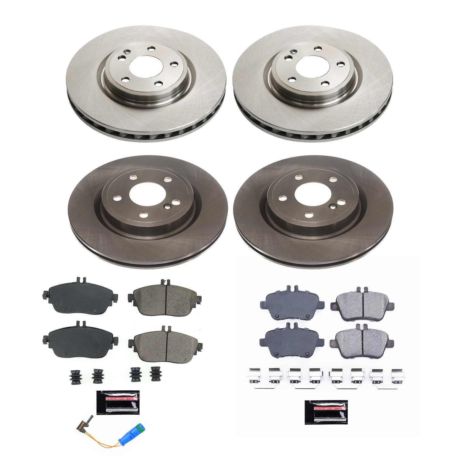 Power Stop 18-19 Mercedes-Benz CLA250 Front & Rear Autospecialty Brake Kit KOE8265