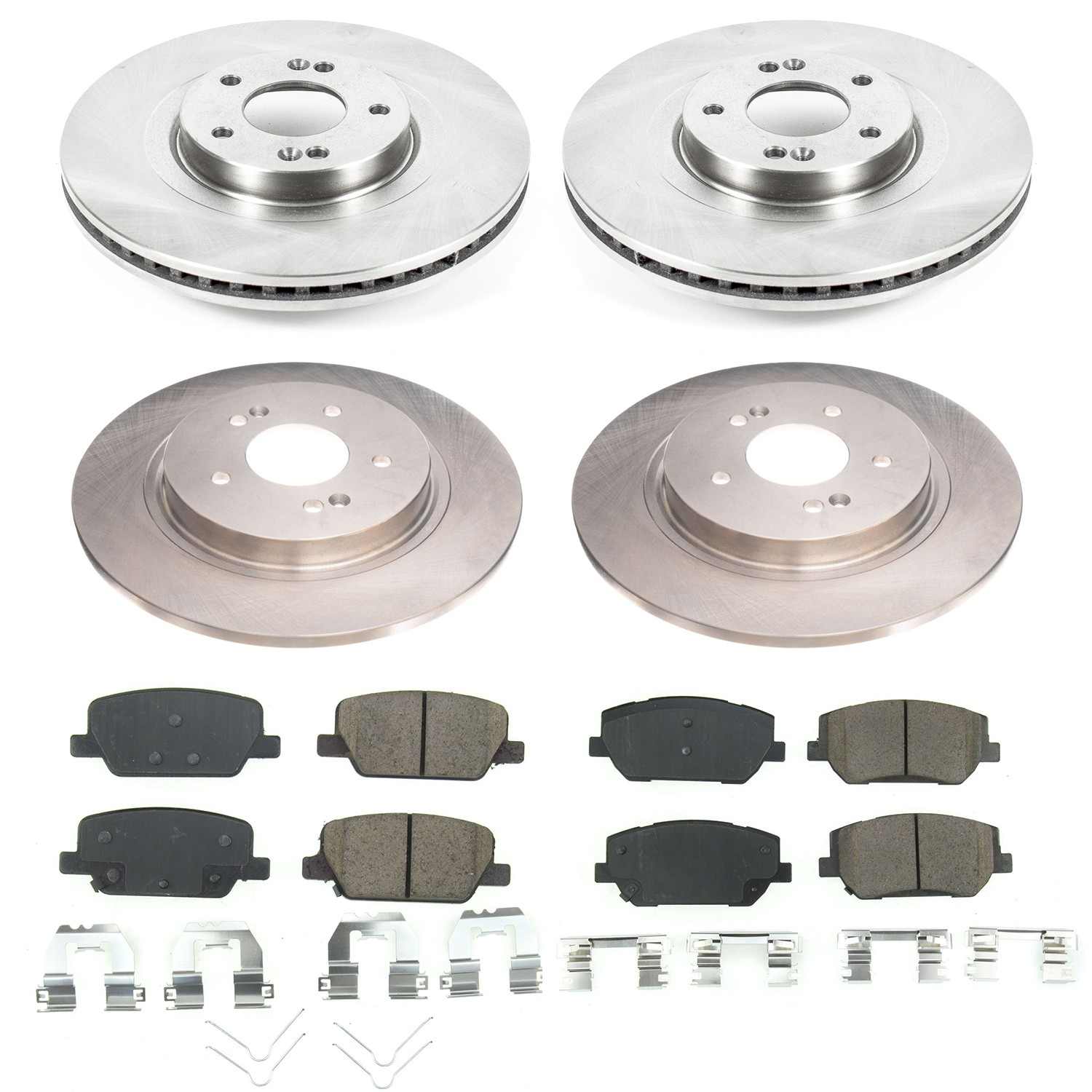 Power Stop 2019 Hyundai Santa Fe Front & Rear Autospecialty Brake Kit KOE8308