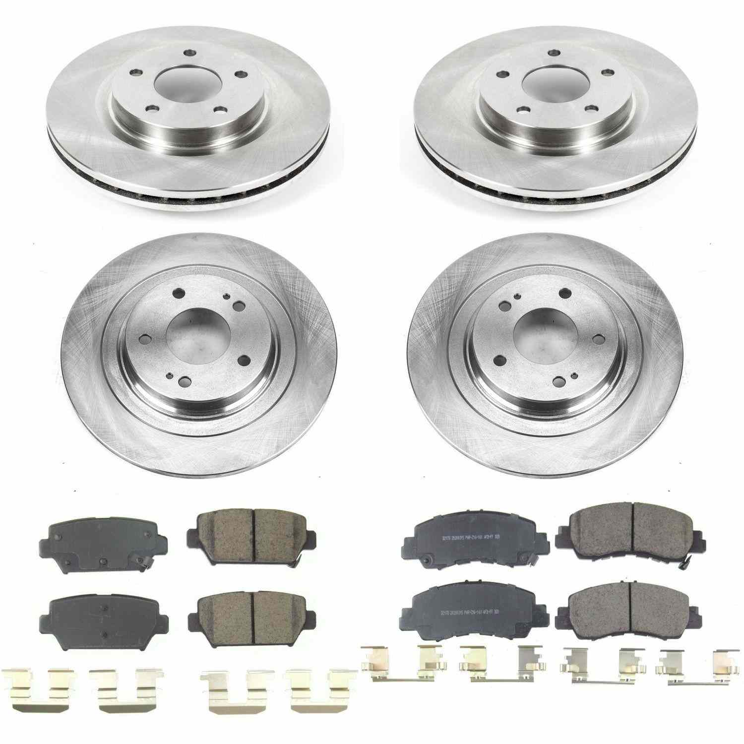 Power Stop 2018 Mitsubishi Eclipse Cross Front & Rear Autospecialty Brake Kit KOE8461