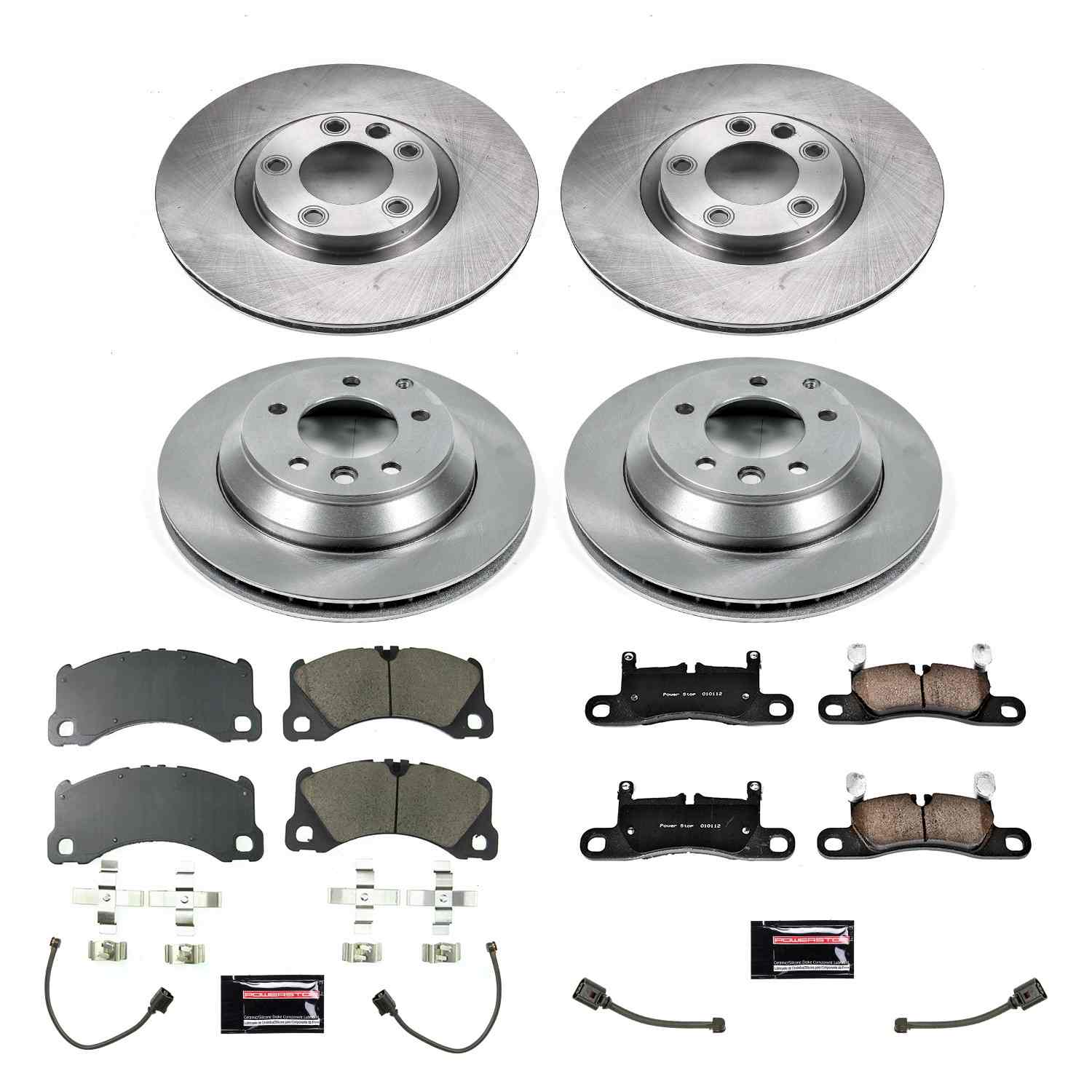 Power Stop 13-18 Porsche Cayenne Front & Rear Autospecialty Brake Kit KOE8516