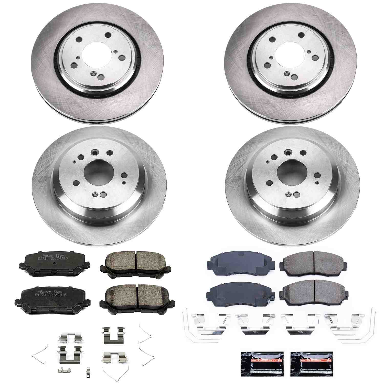 Power Stop 19-20 Honda Passport Front & Rear Autospecialty Brake Kit KOE8613