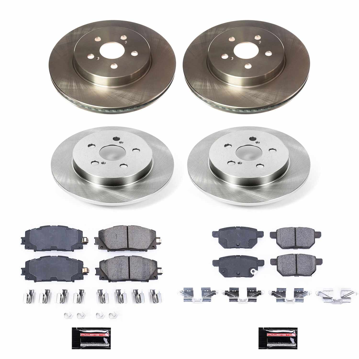 Power Stop 20-21 Toyota Prius Prime Front & Rear Autospecialty Brake Kit KOE8634