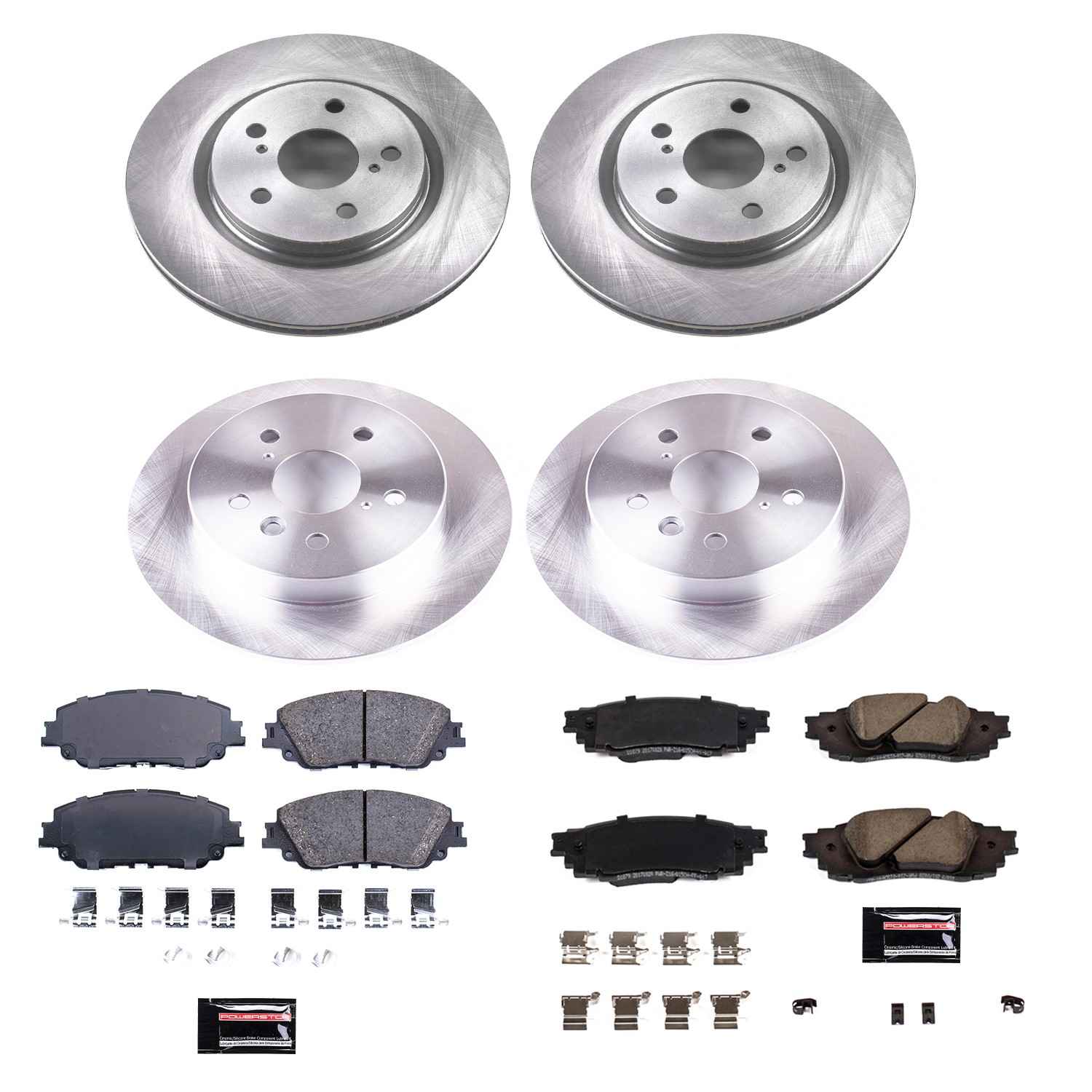 Power Stop 2020 Toyota Camry Front & Rear Autospecialty Brake Kit KOE8665