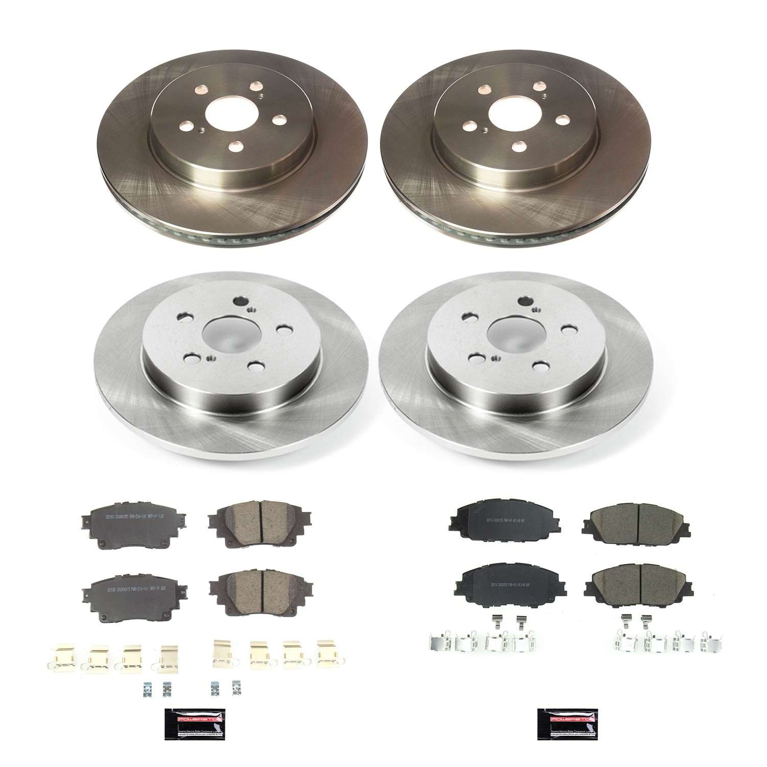 Power Stop 20-21 Toyota Corolla Front & Rear Autospecialty Brake Kit KOE8666