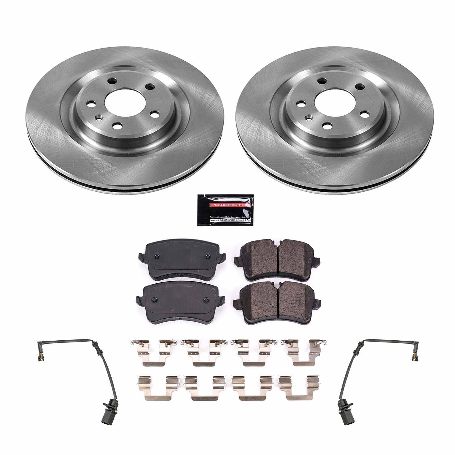 PowerStop Power Stop 13-14 Audi A8 Quattro Rear Autospecialty Brake Kit KOE8850