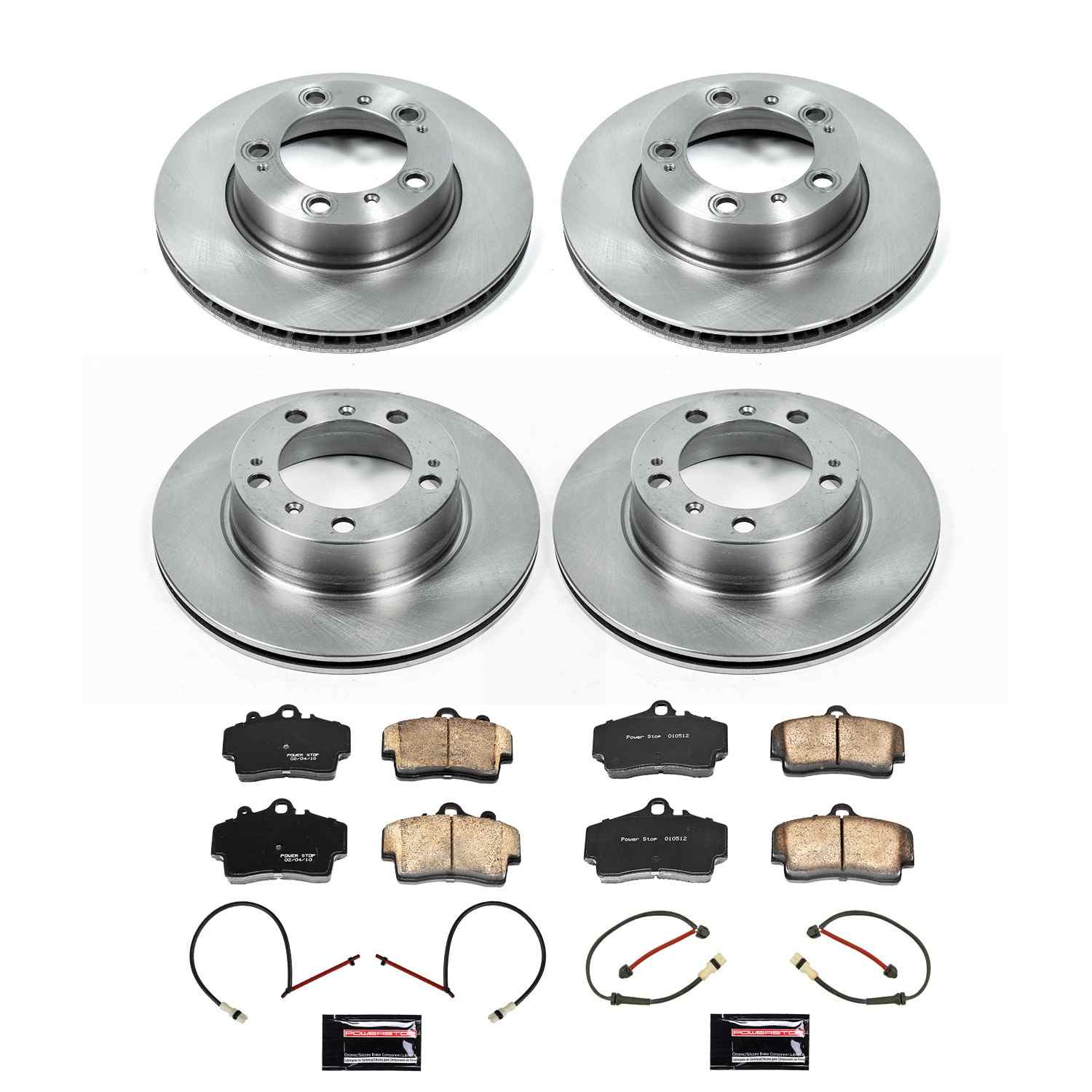 PowerStop Power Stop 00-04 Porsche Boxster Front & Rear Autospecialty Brake Kit KOE8867