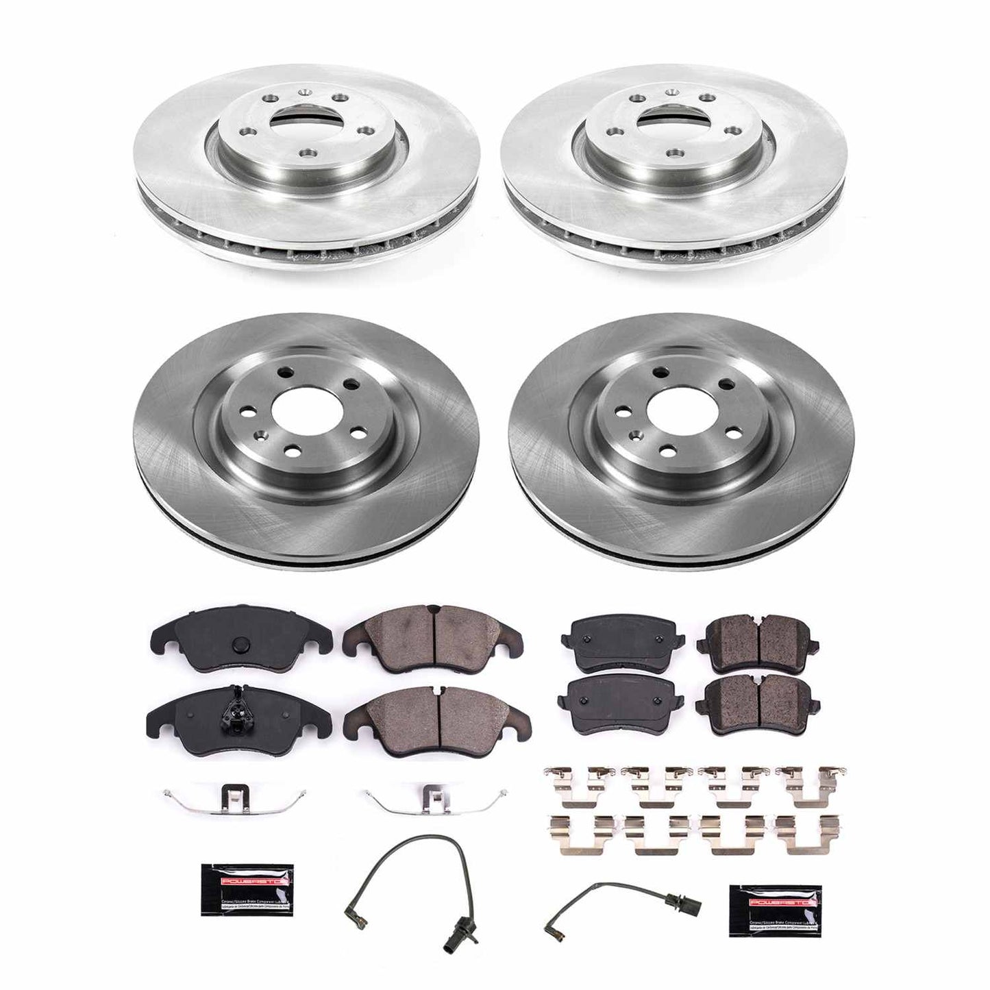 PowerStop Power Stop 2013 Audi A6 Quattro Front & Rear Autospecialty Brake Kit KOE8883