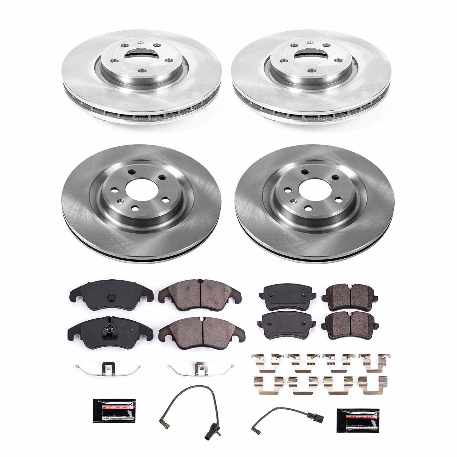 PowerStop Power Stop 2013 Audi A6 Quattro Front & Rear Autospecialty Brake Kit KOE8883