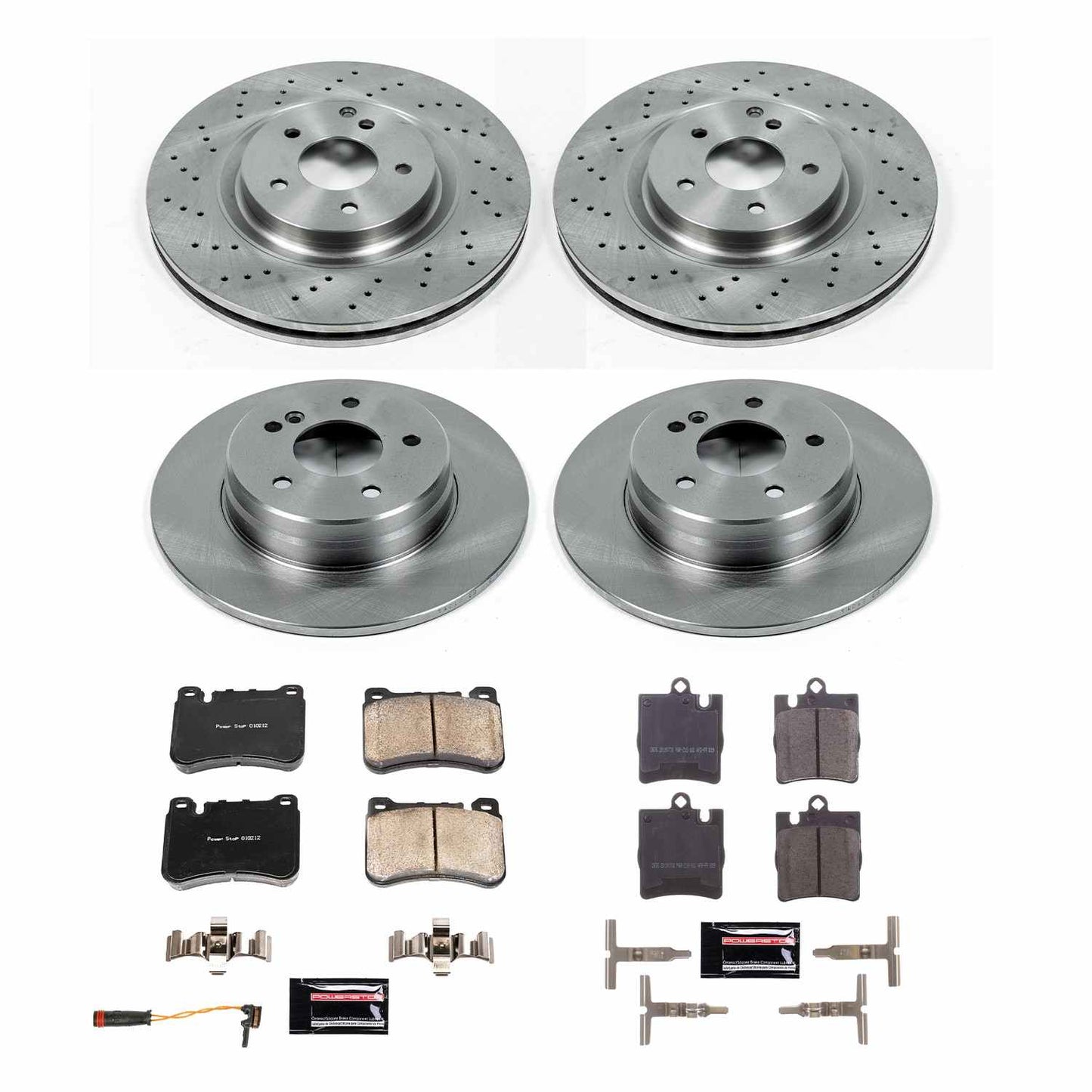 PowerStop Power Stop 06-08 Mercedes-Benz SLK280 Front & Rear Autospecialty Brake Kit KOE8887