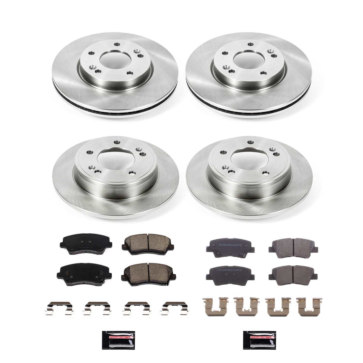 PowerStop Power Stop 2016 Hyundai Veloster Front & Rear Autospecialty Brake Kit KOE8889