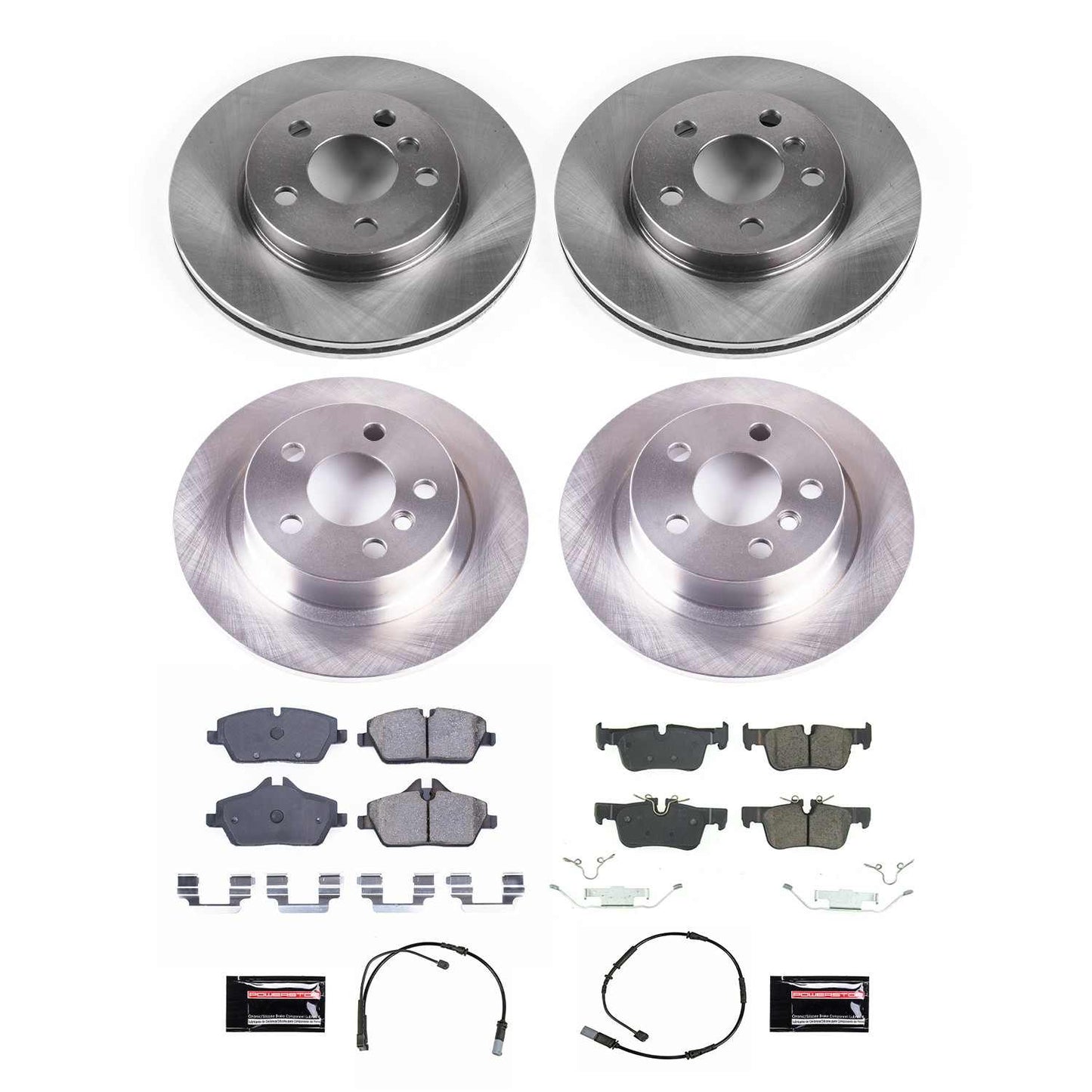 PowerStop Power Stop 20-21 Mini Cooper Front & Rear Autospecialty Brake Kit KOE8908