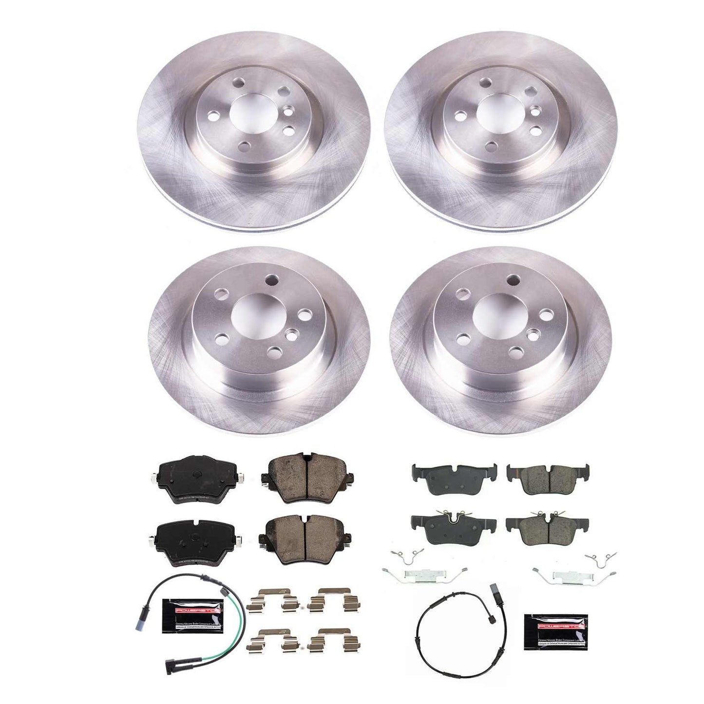 PowerStop Power Stop 2021 Mini Cooper Countryman Front & Rear Autospecialty Brake Kit KOE8909