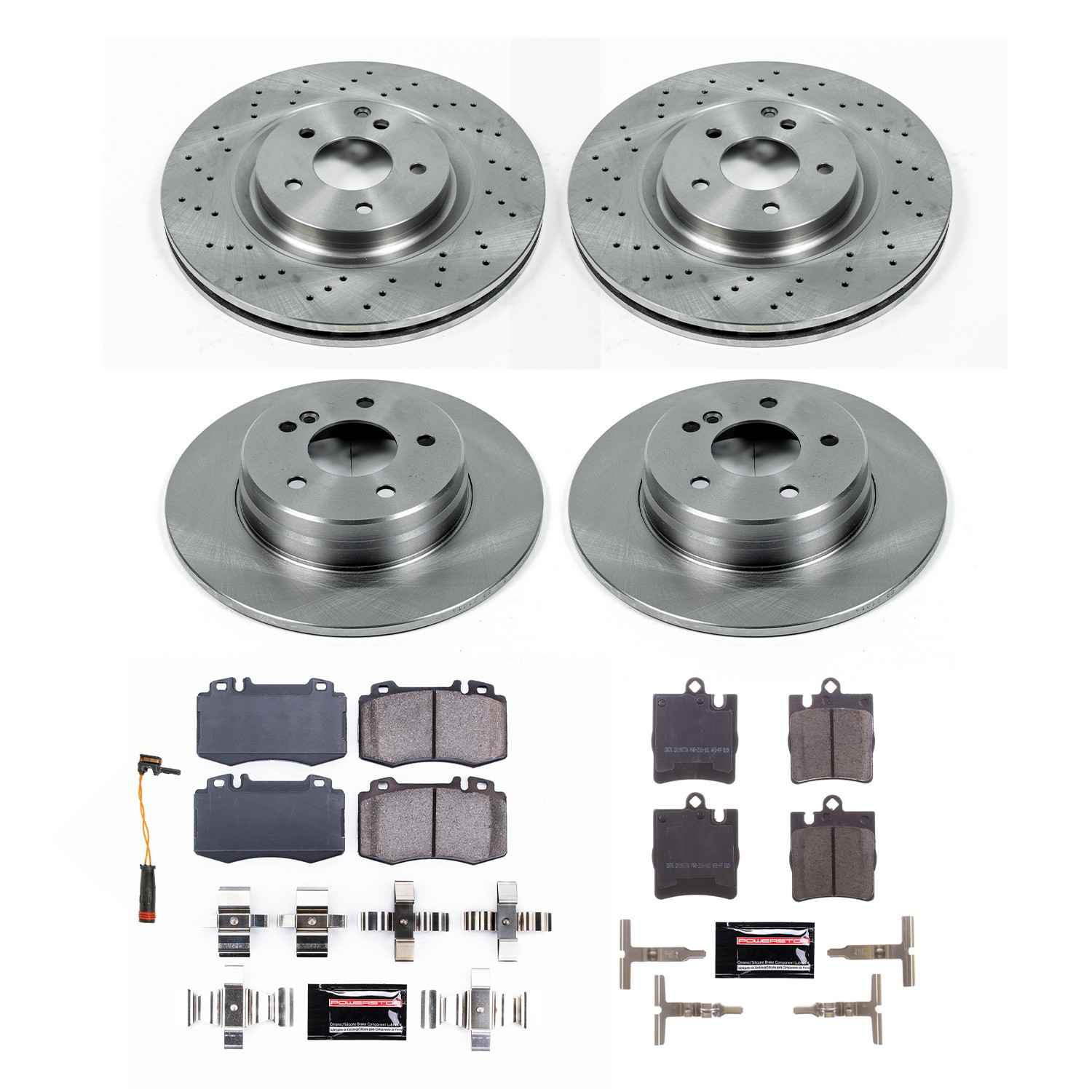 PowerStop Power Stop 05-06 Mercedes-Benz SLK350 Front & Rear Autospecialty Brake Kit KOE8913