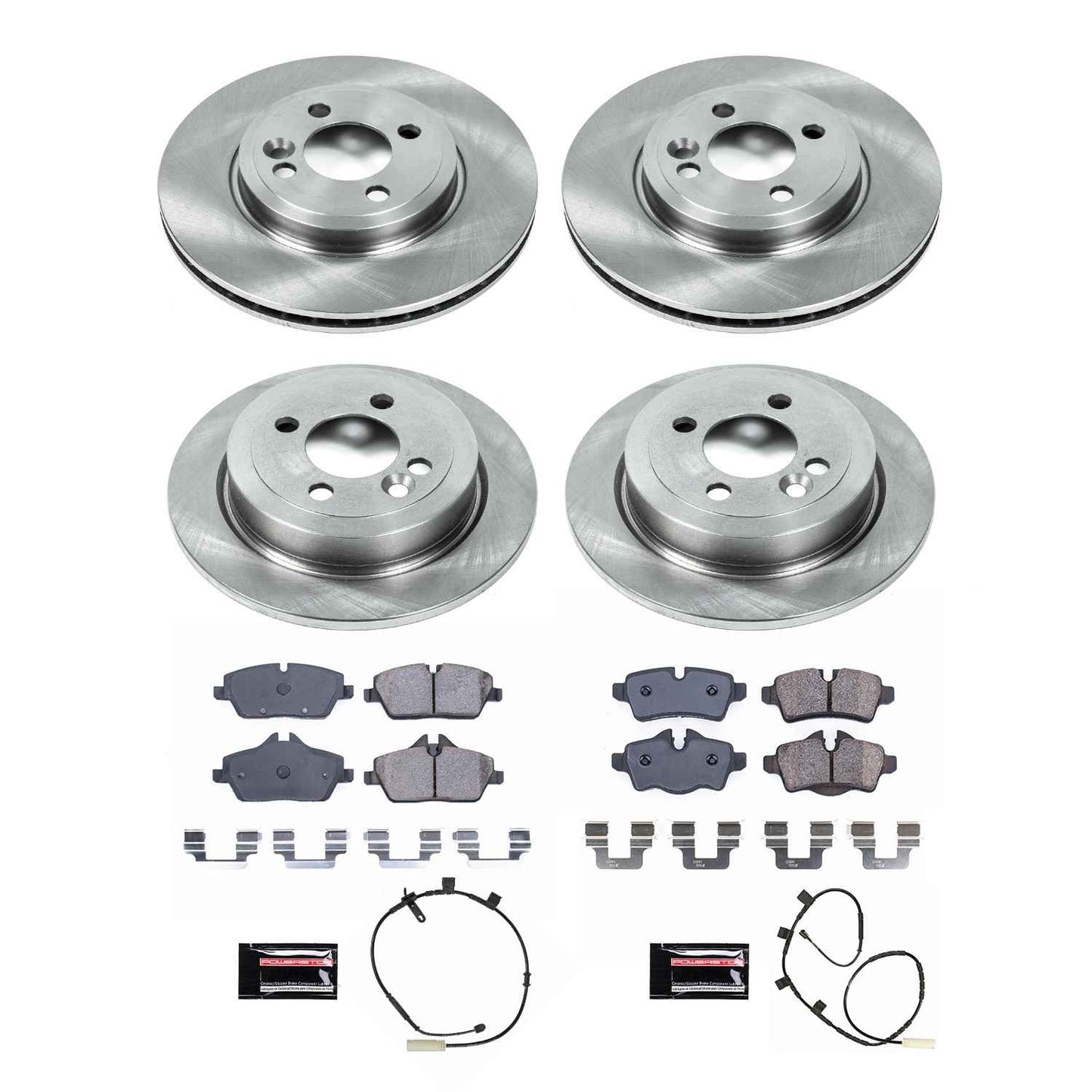 PowerStop Power Stop 2013 Mini Cooper Front & Rear Autospecialty Brake Kit KOE8914