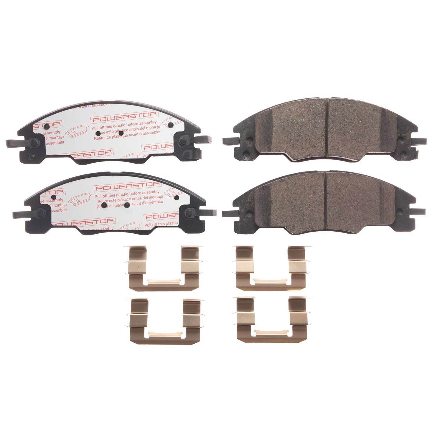 powerstop disc brake pad set  frsport nxt-1339