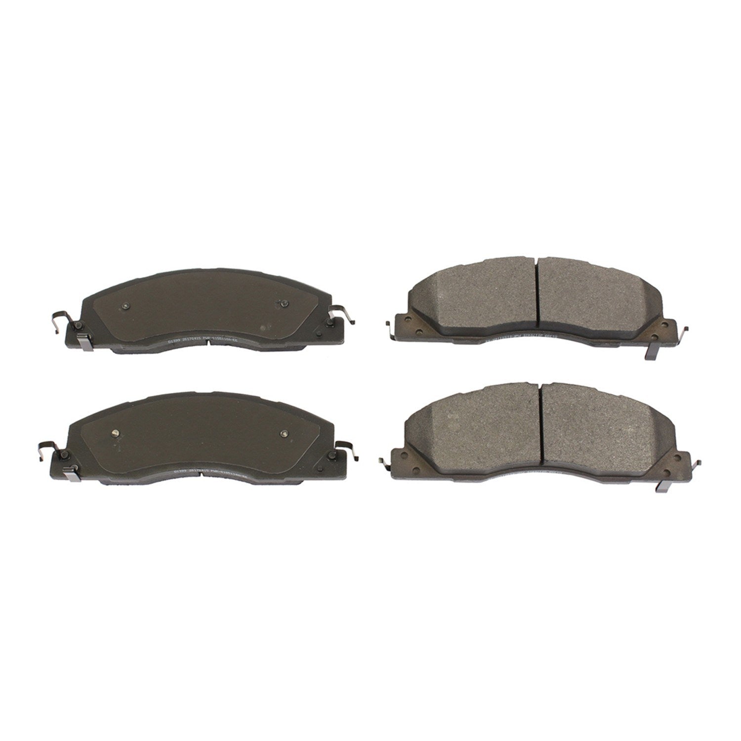 PowerStop Disc Brake Pad Set  top view frsport PM18-1399