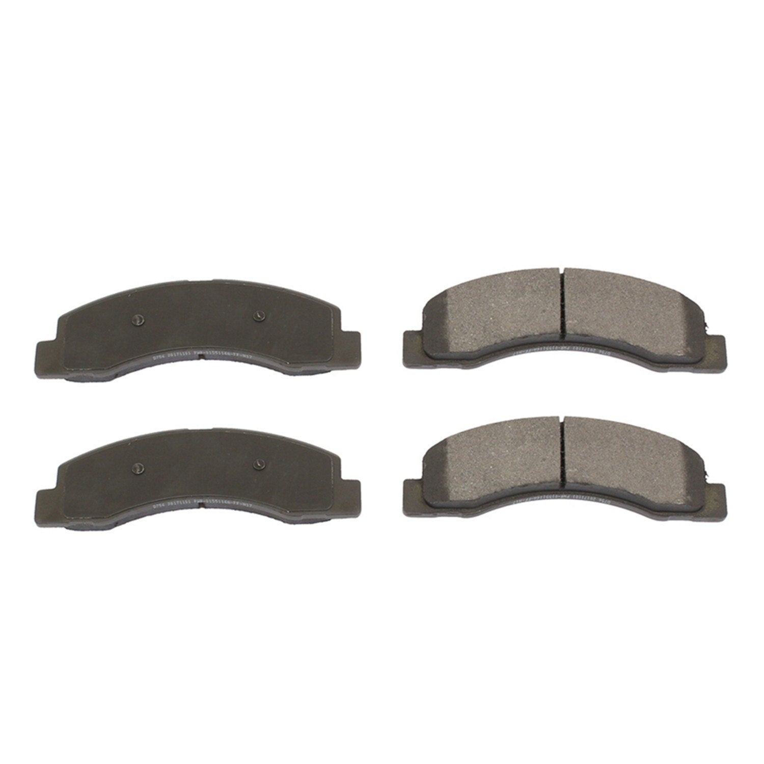 PowerStop Disc Brake Pad Set  top view frsport PM18-756