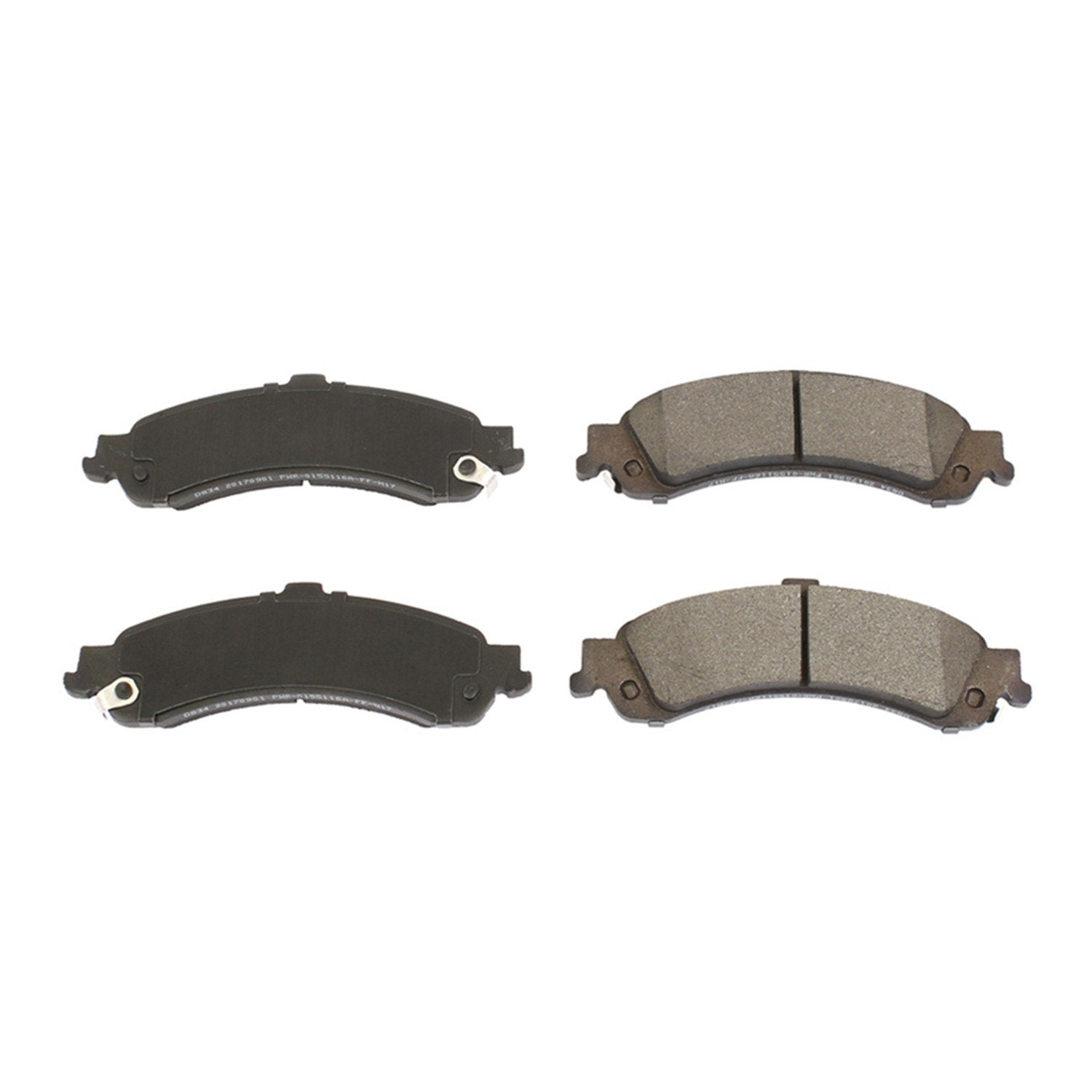 PowerStop Disc Brake Pad Set  top view frsport PM18-834