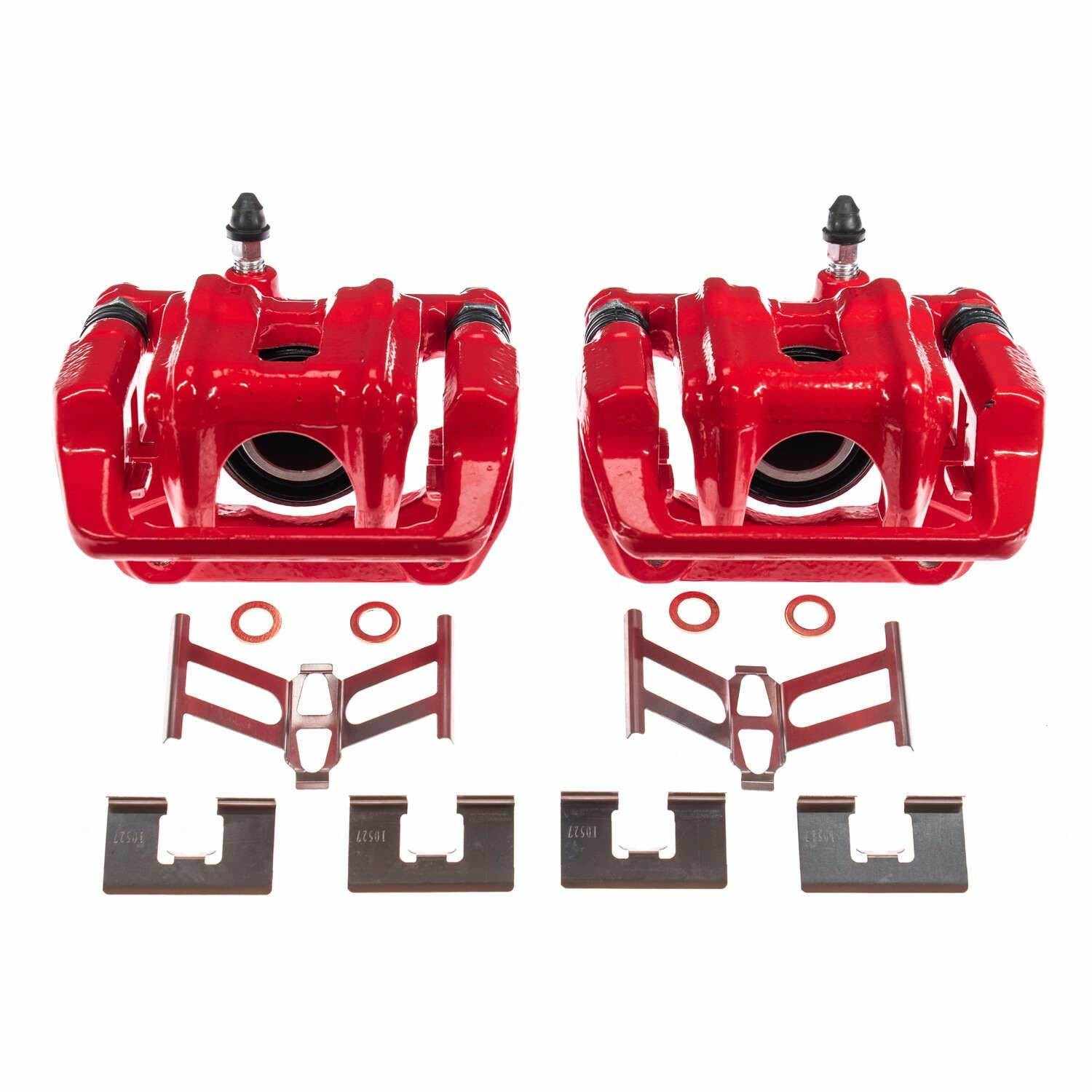 Power Stop 91-95 Acura Legend Rear Red Calipers - Pair S1448