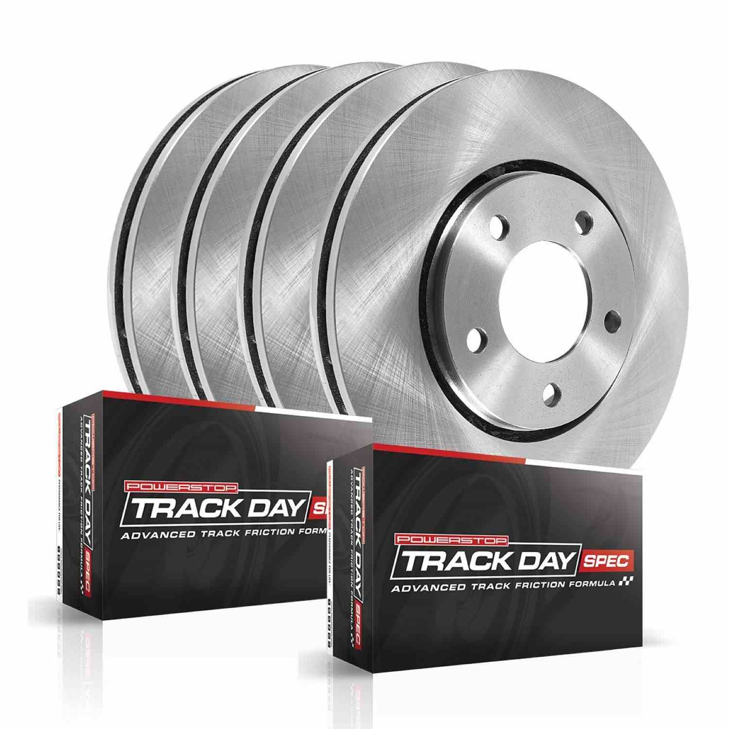 PowerStop Power Stop 98-99 Acura CL Front & Rear Track Day SPEC Brake Kit TDSK1238