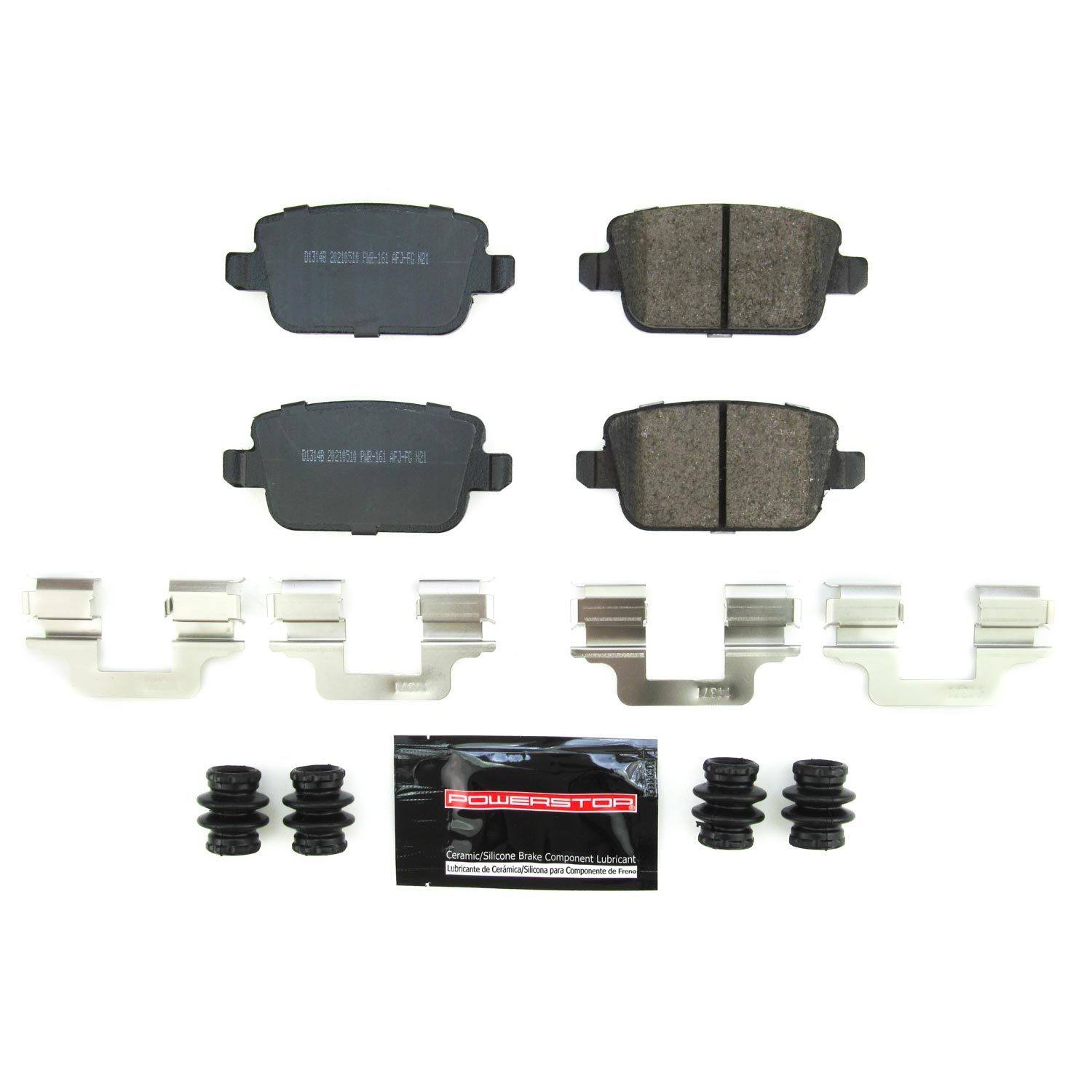 PowerStop Power Stop 08-12 Land Rover LR2 Rear Z23 Evo Sport Brake Pads w/Hardware Z23-1314B