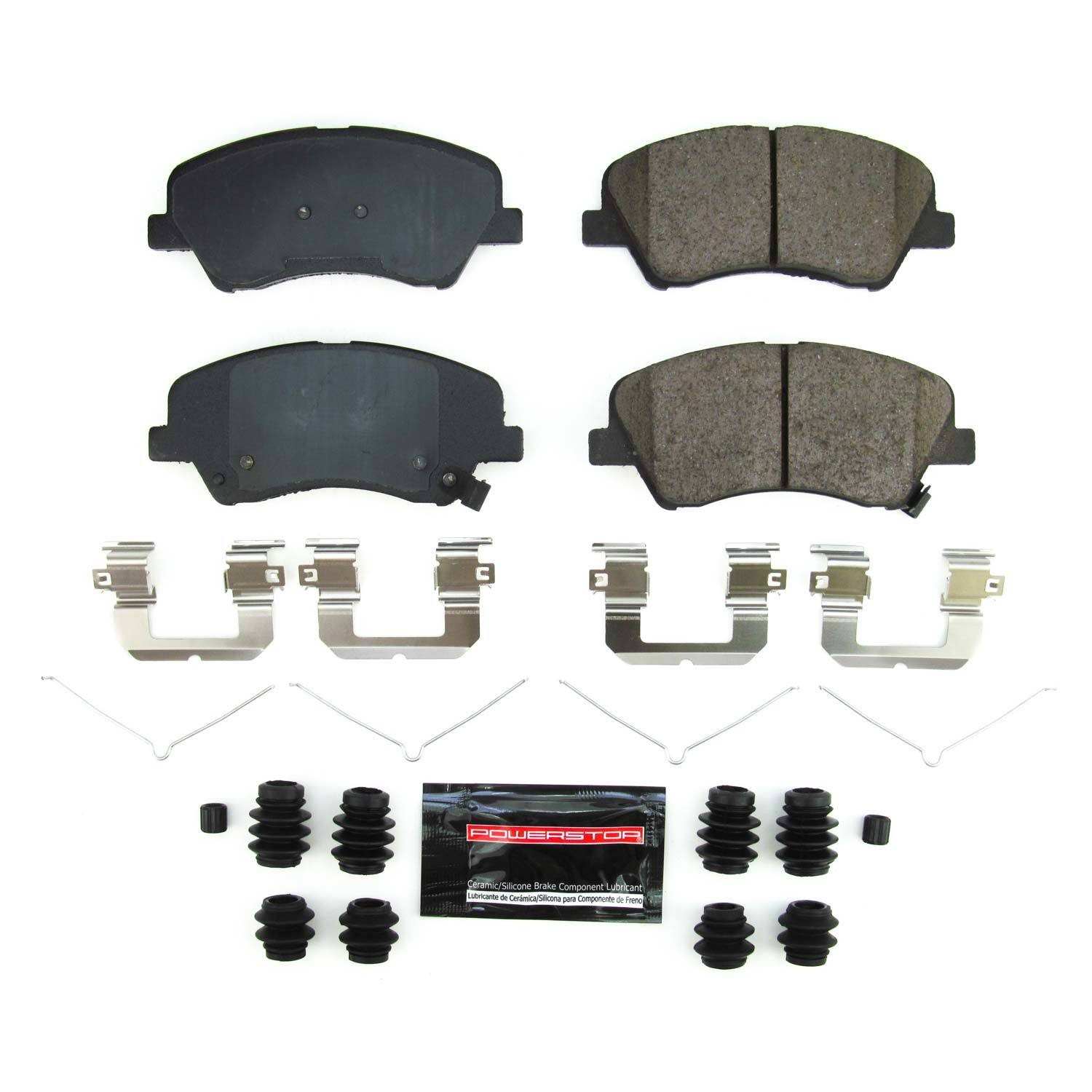 PowerStop Power Stop 18-21 Hyundai Accent Front Z23 Evo Sport Brake Pads w/Hardware Z23-2190