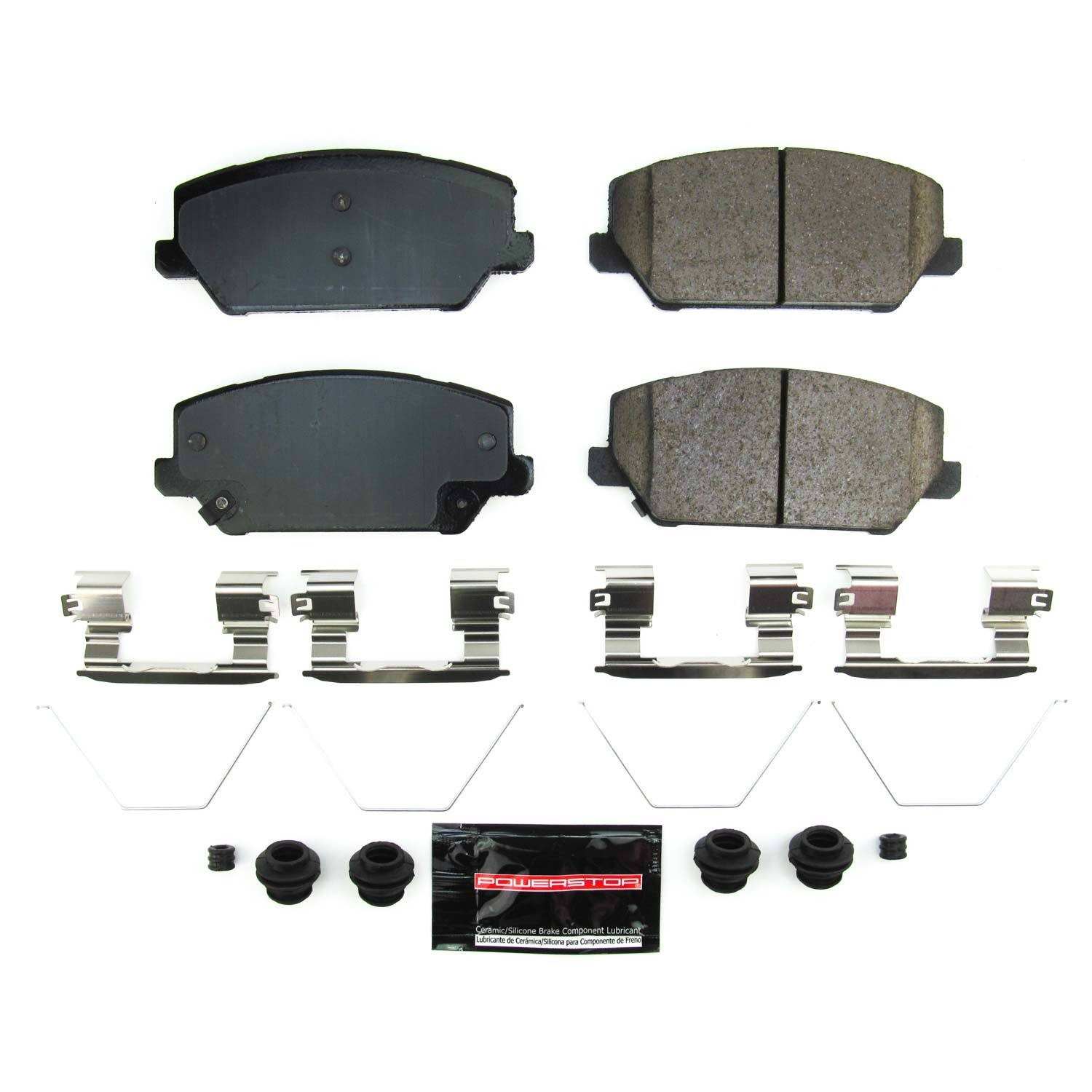 PowerStop Power Stop 19-21 Hyundai Veloster N Front Z23 Evo Sport Brake Pads w/Hardware Z23-2211