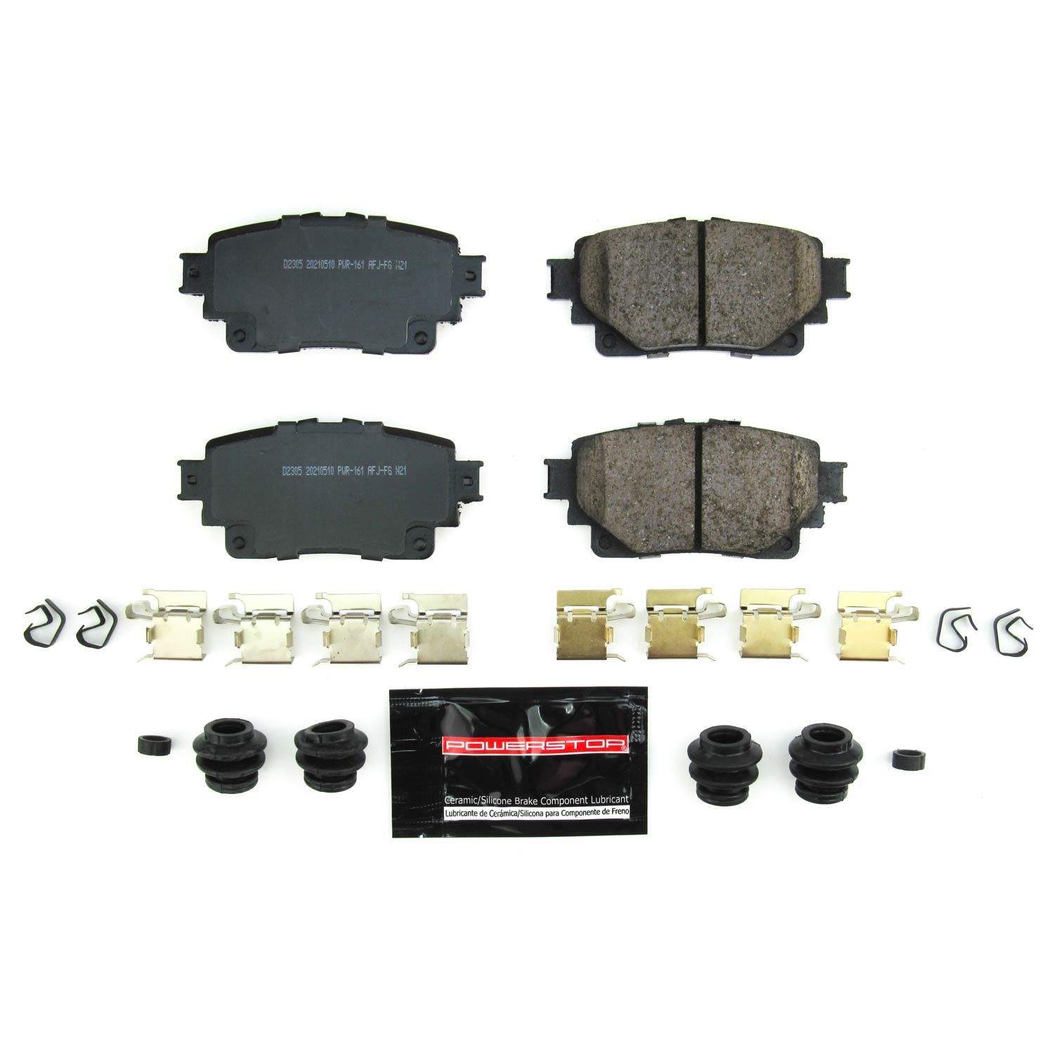 PowerStop Power Stop 20-21 Toyota Highlander Rear Z23 Evo Sport Brake Pads w/Hardware Z23-2305