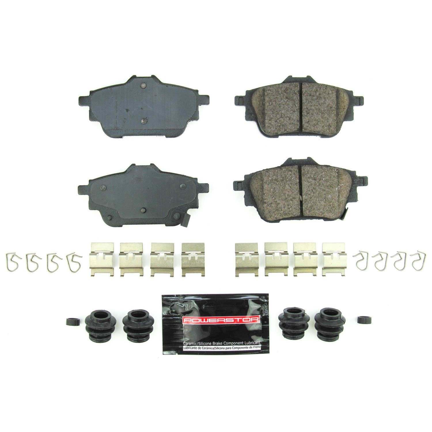 PowerStop Power Stop 20-21 Nissan Sentra Rear Z23 Evo Sport Brake Pads w/Hardware Z23-2306